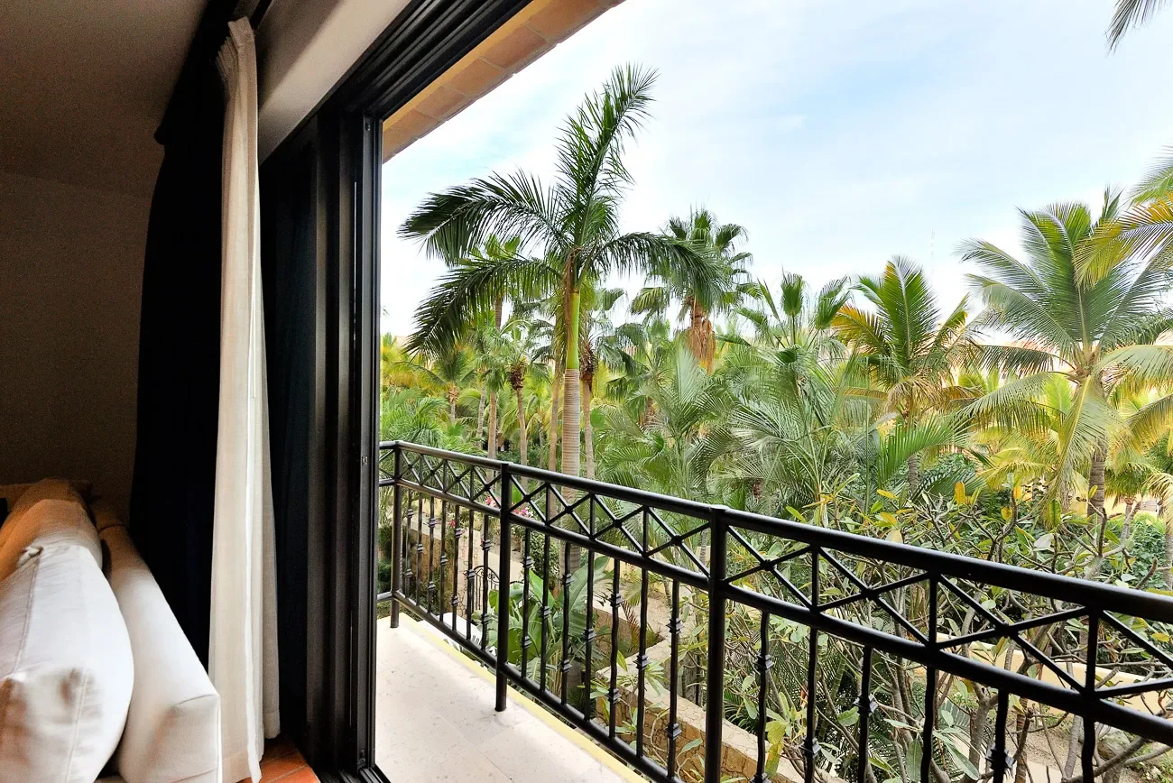 Harmony villa private terrace with garden views in Cabo