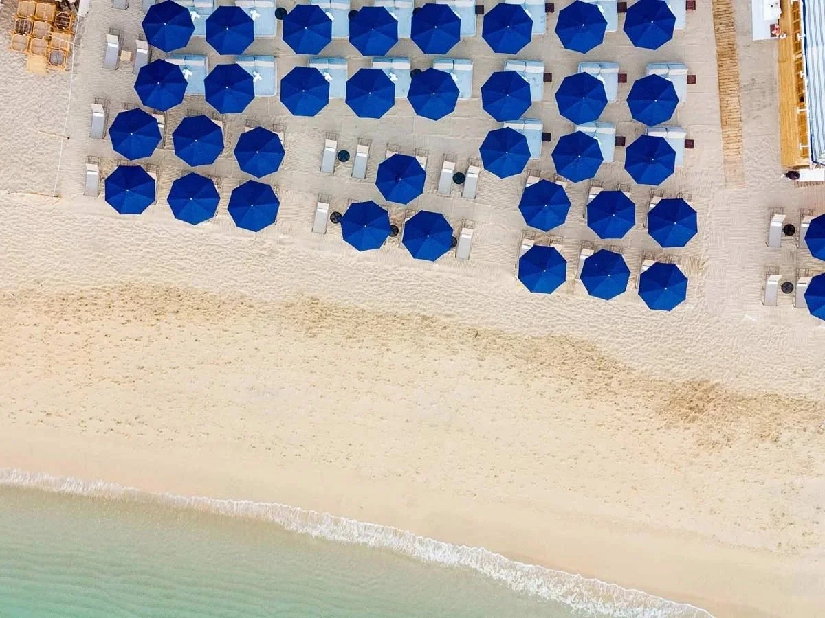 Corazón Beach Club on Medano Beach in Cabo San Lucas
