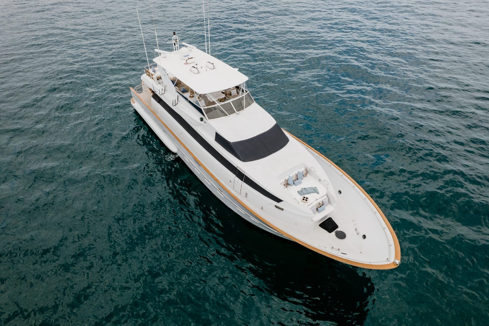 Contessa luxury yacht exterior in Cabo San Lucas