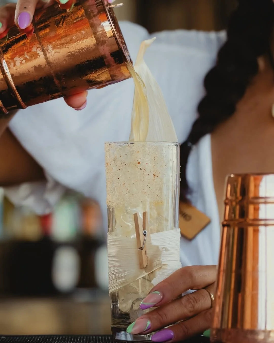 Signature cocktails at Tamara Beach Club in Cabo San Lucas