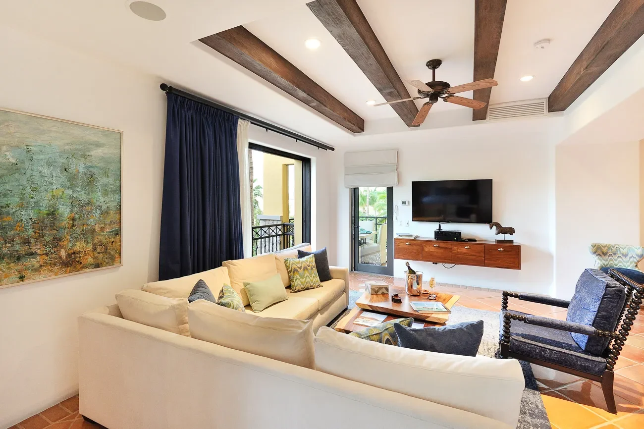 Harmony villa living room in Cabo San Lucas