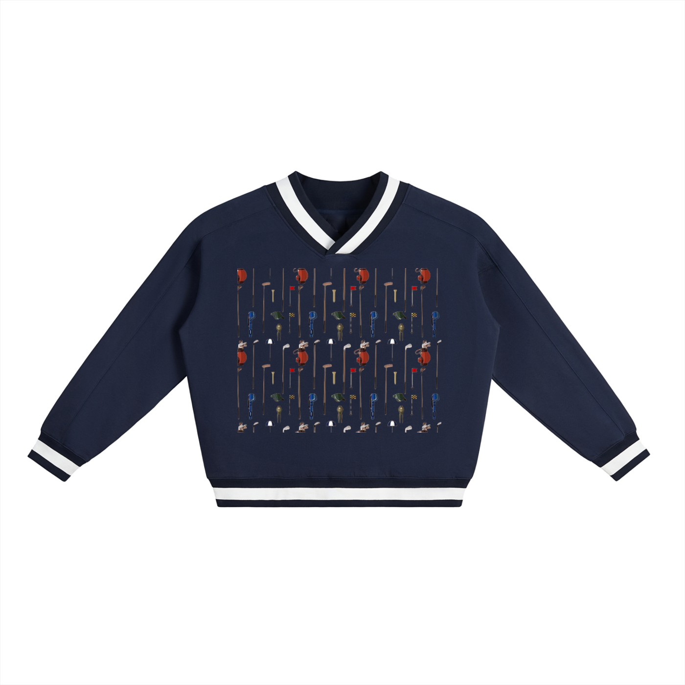 V-Neck Contrast Collar Boxy Sweatshirt-mockups-3.png