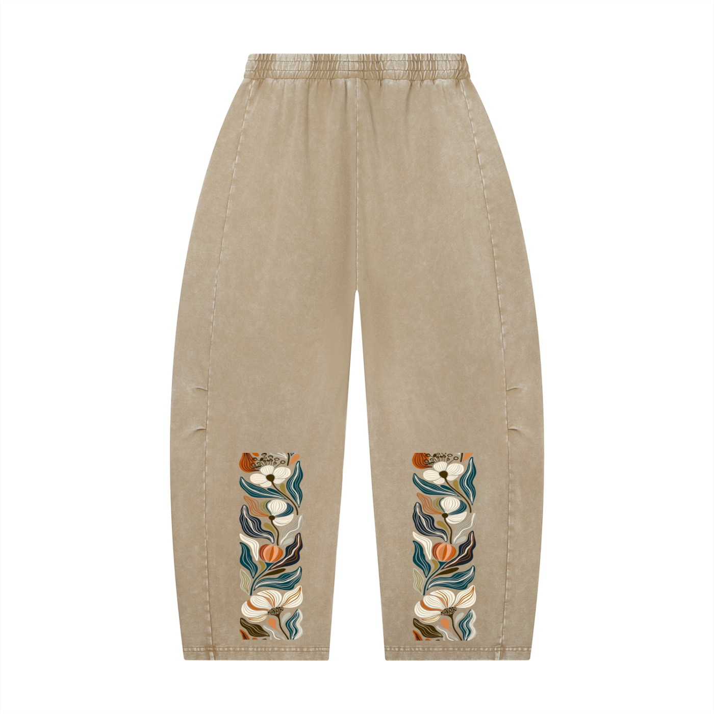 Unisex Mineral Wash Barrel Leg Pants-mockups-4.png