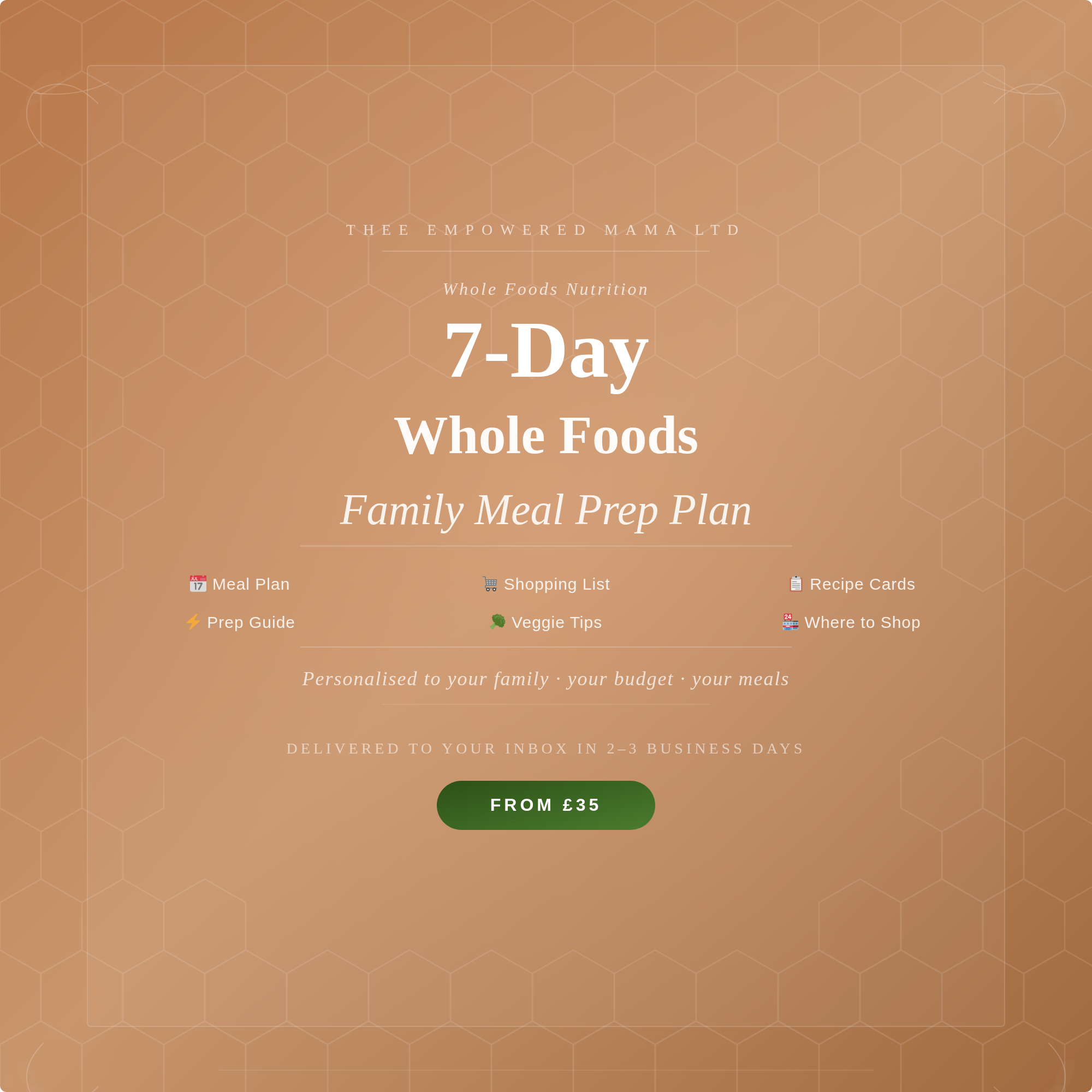 🥗 Family Meal Prep Plan