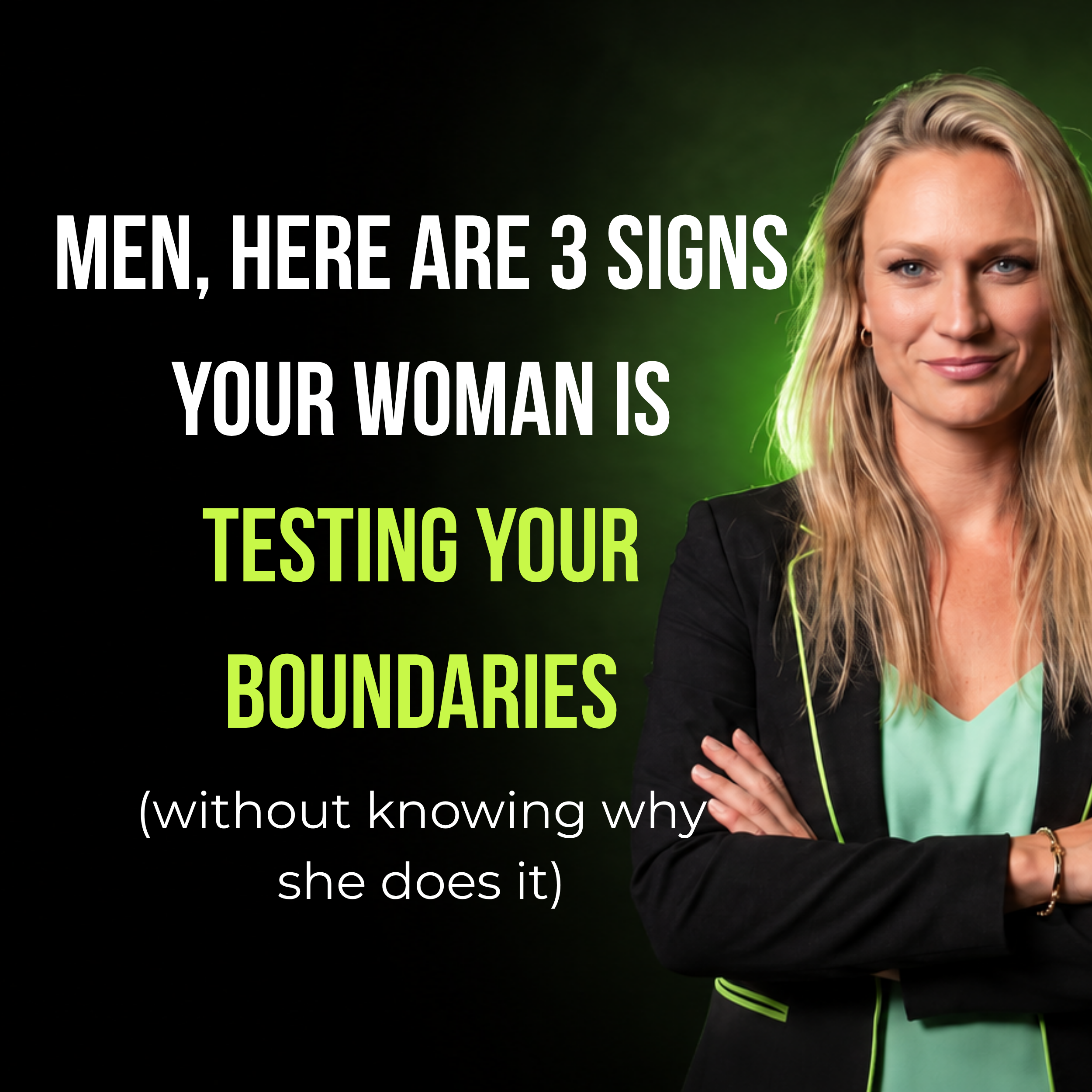 men, here are 3 SIGNS your woman is TESTING YOUR BOUNDARIES (without knowing why she does it)