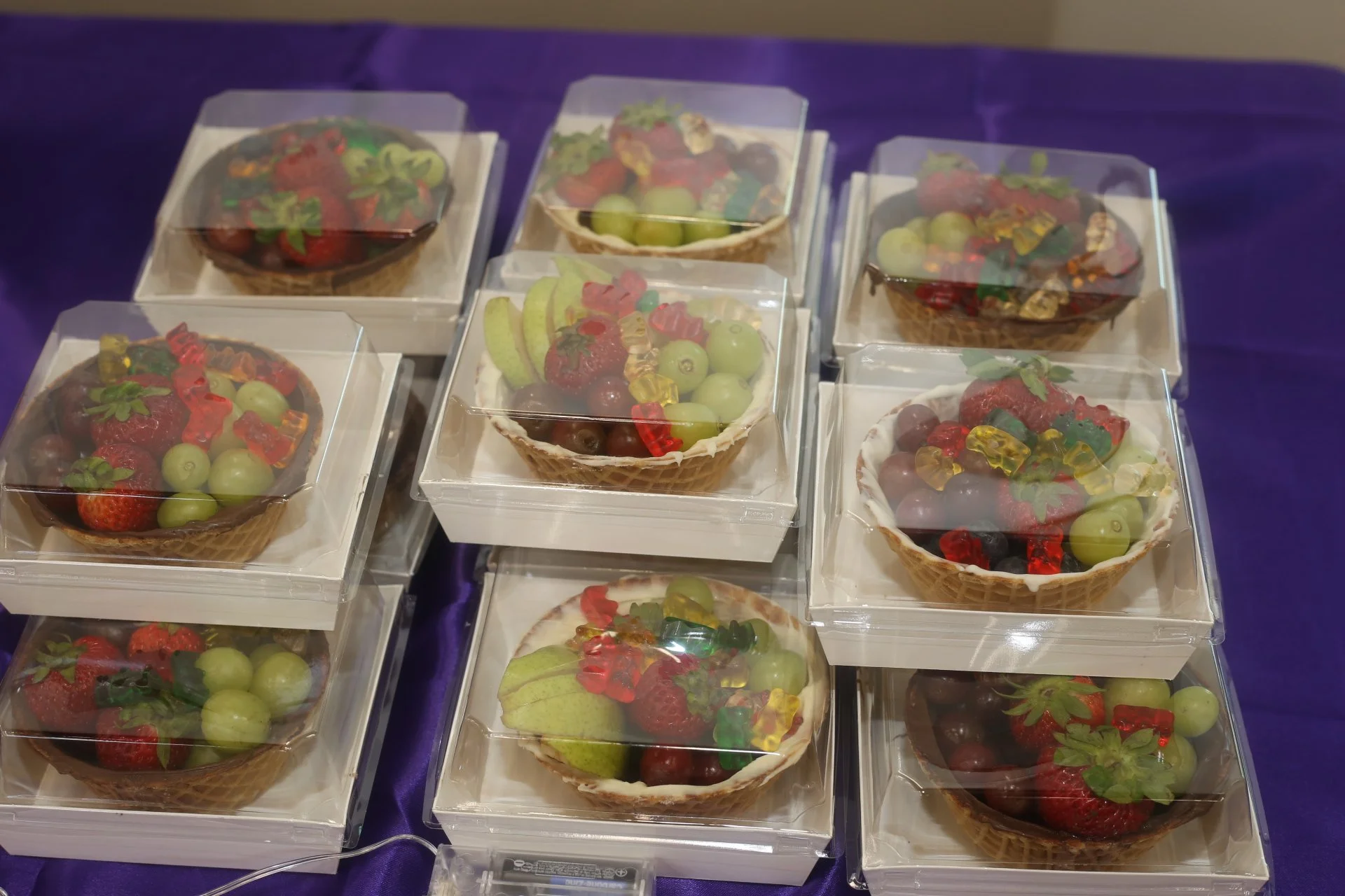 Fruit & Fun Waffle Baskets
