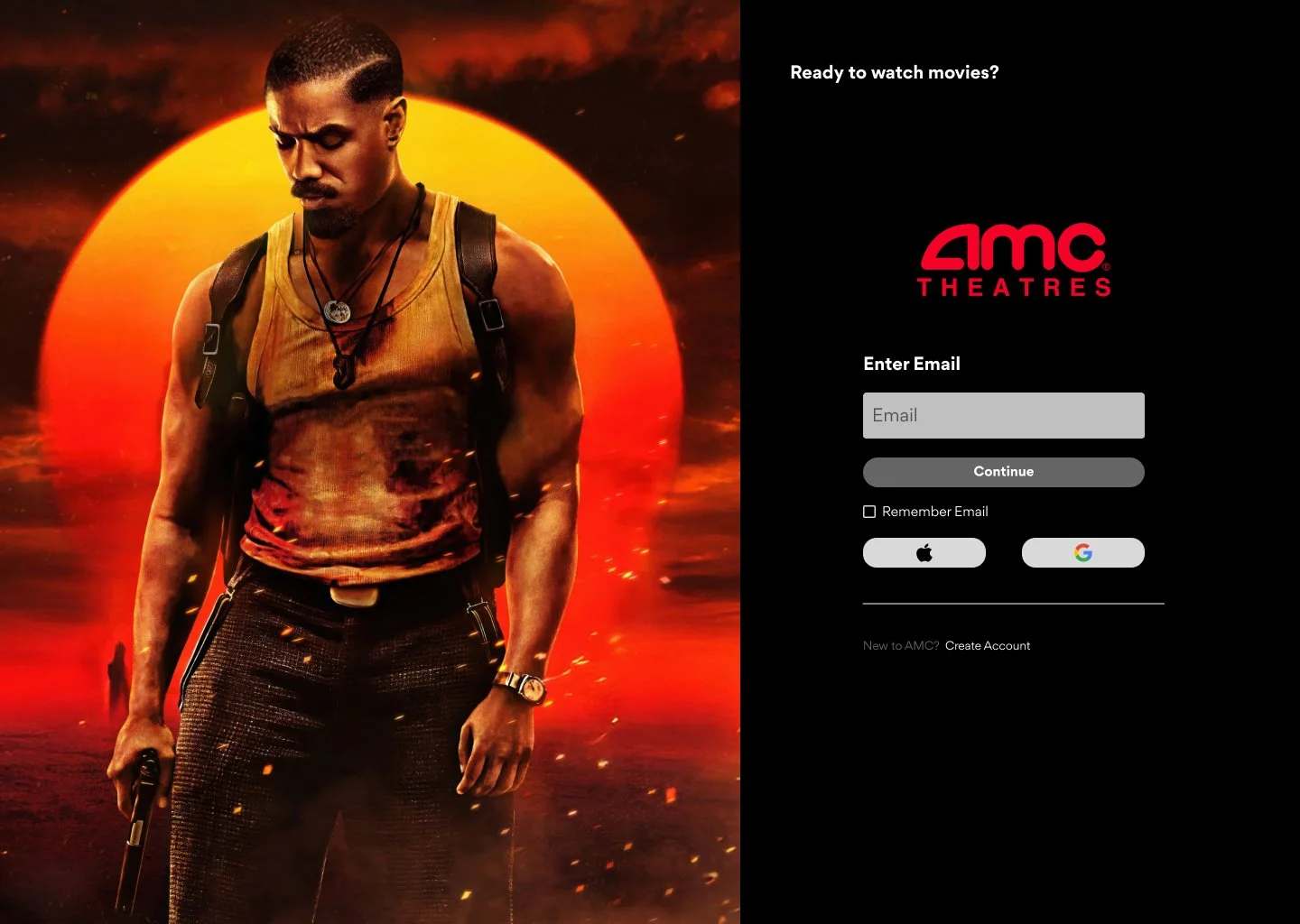 AMC Login flow