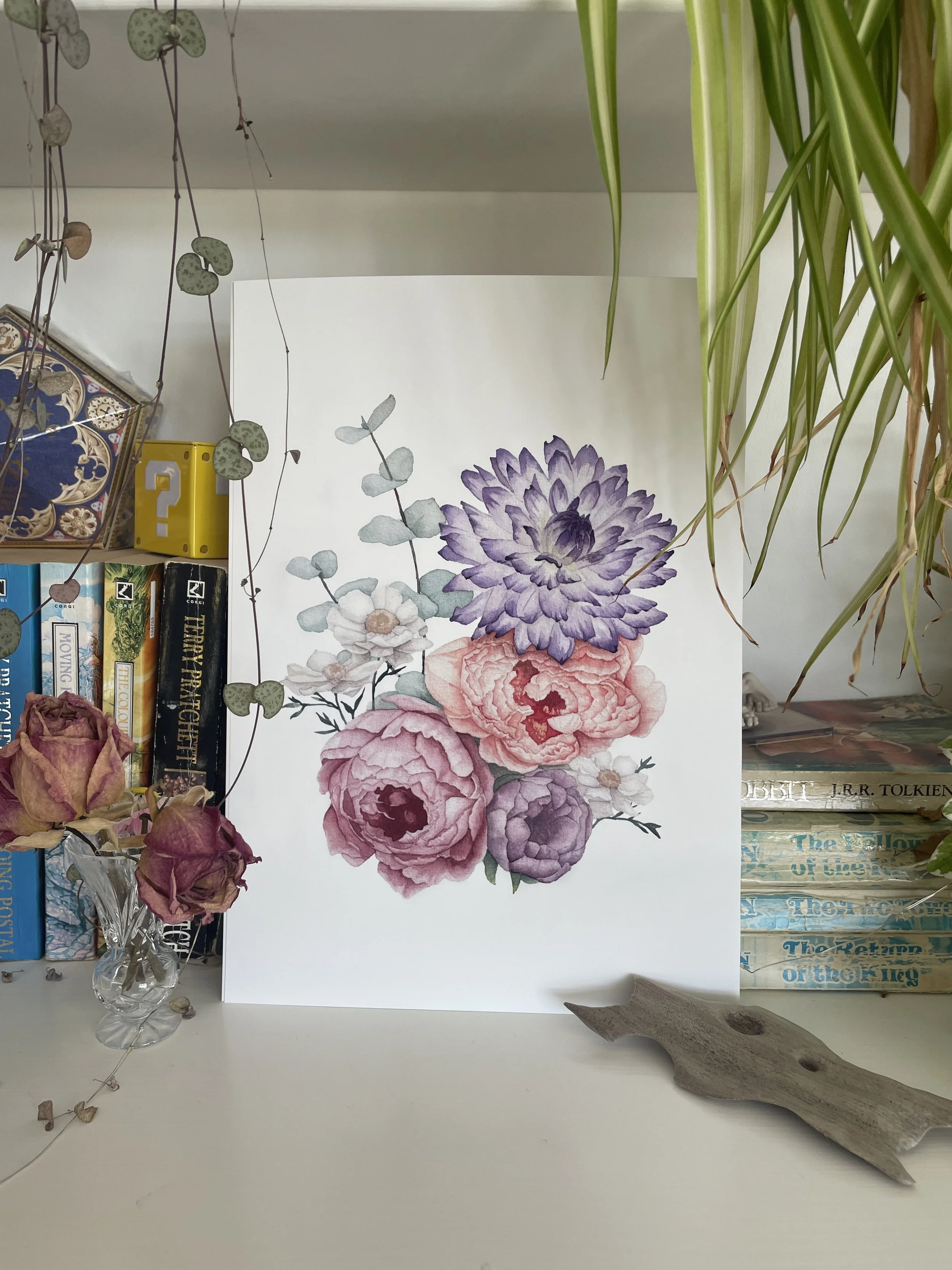 'A Collection of Favourites' Watercolour print