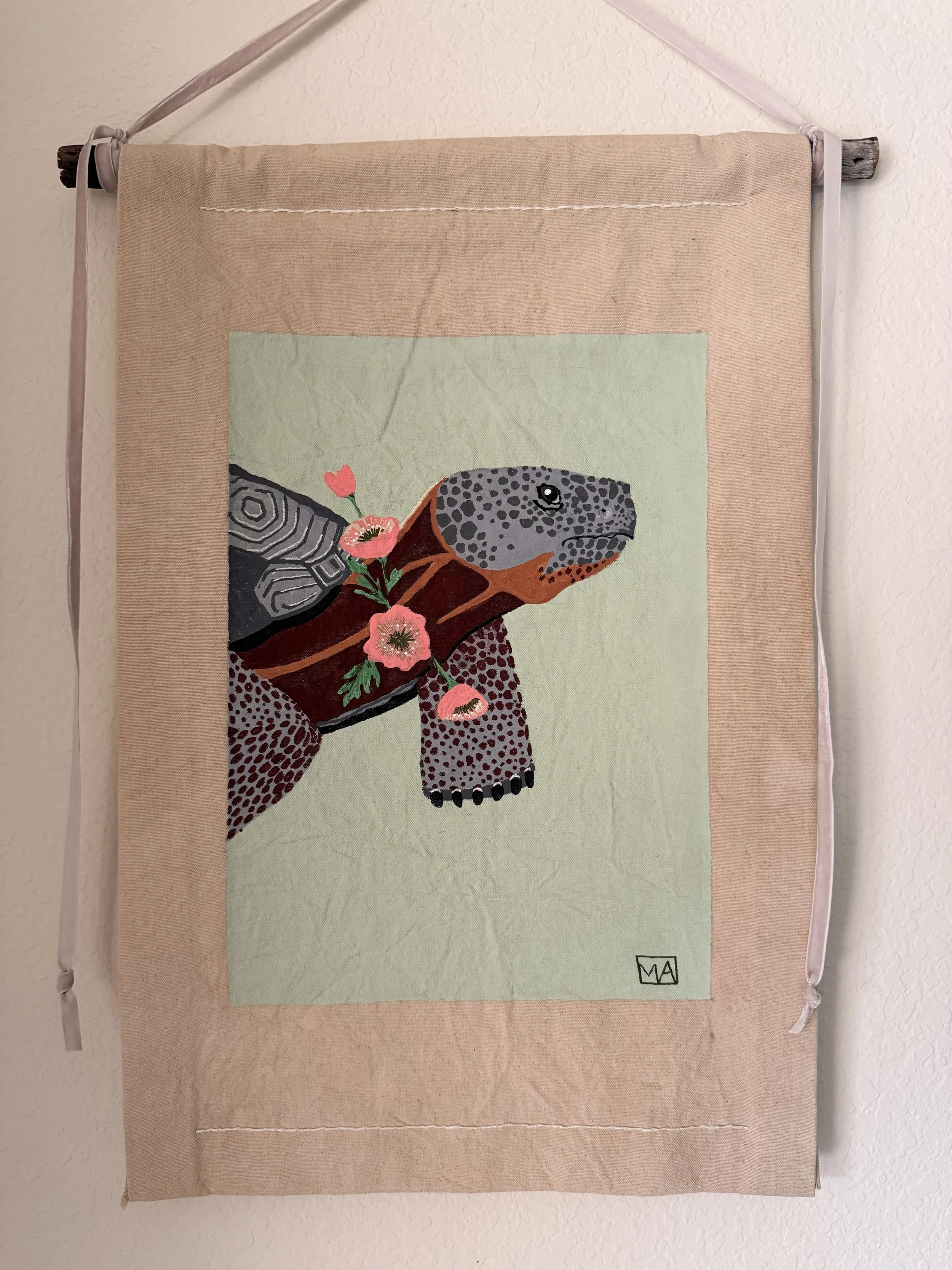 Steadiness: Desert Tortoise + Globe Mallow