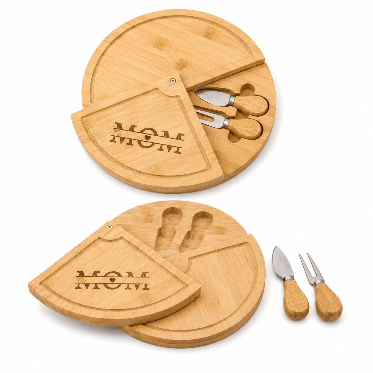 Bamboo Picnic Cheese Board