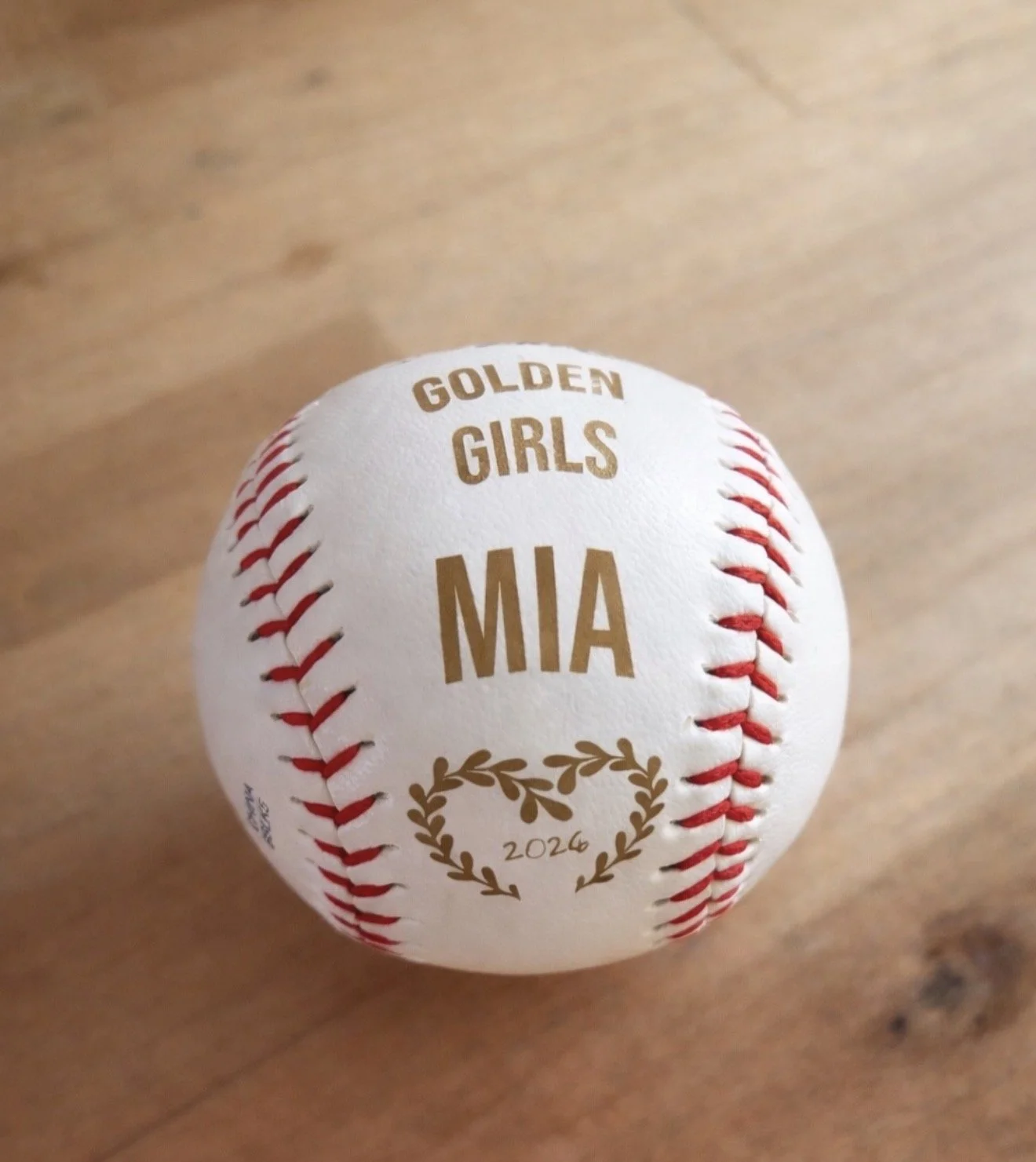 Personalized baseball