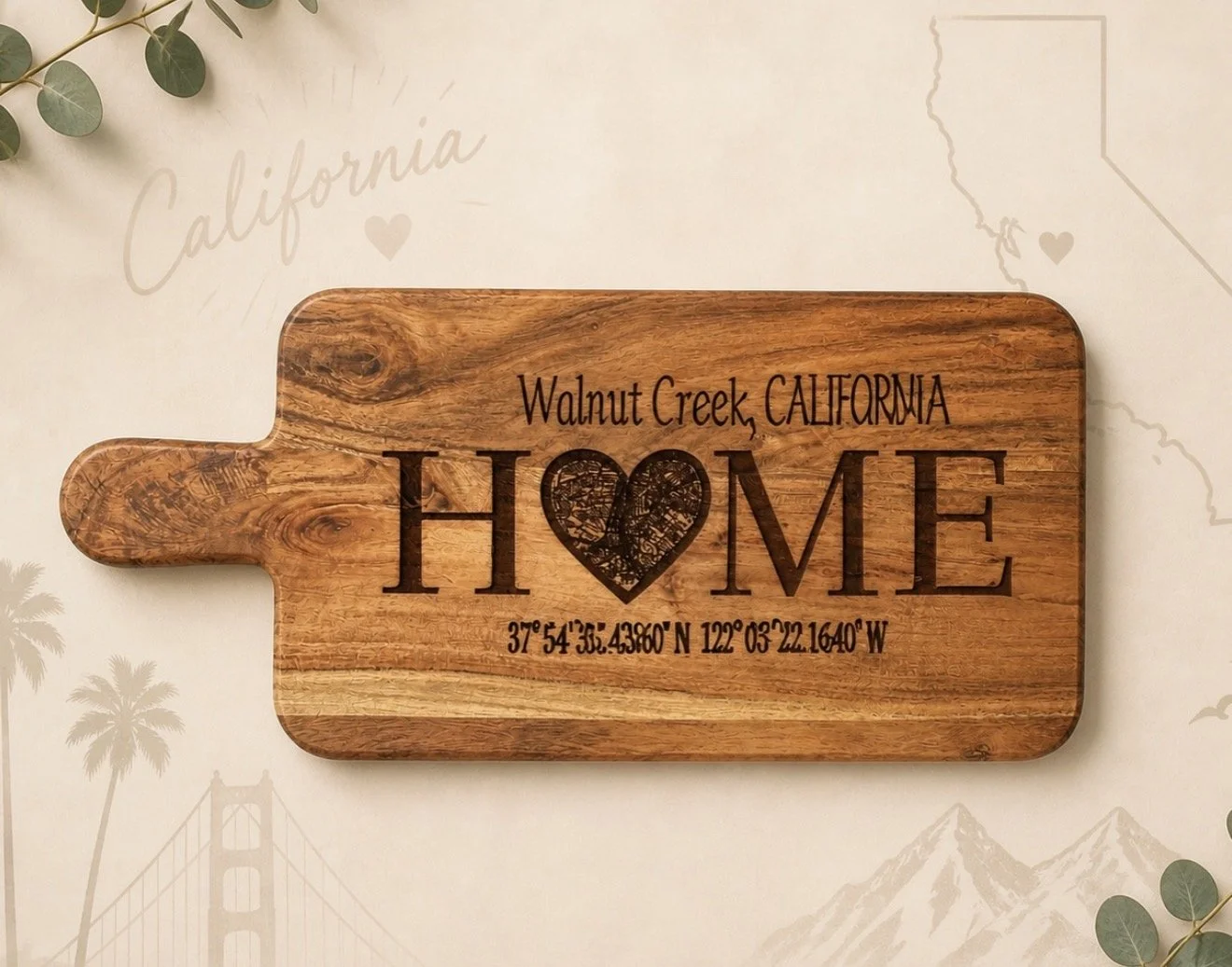 Engraved Home Wooden Board