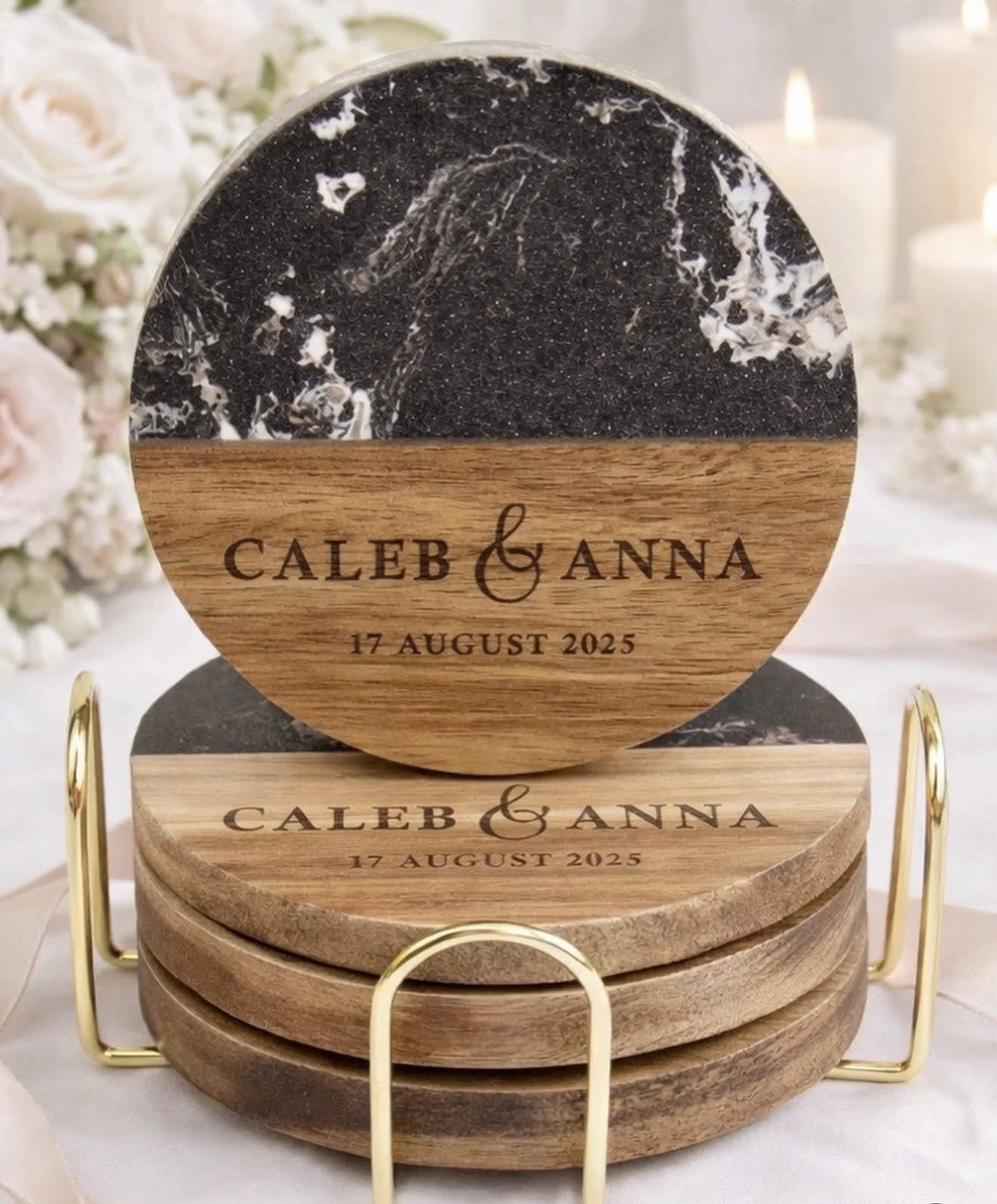 Personalized Coasters Set of 4