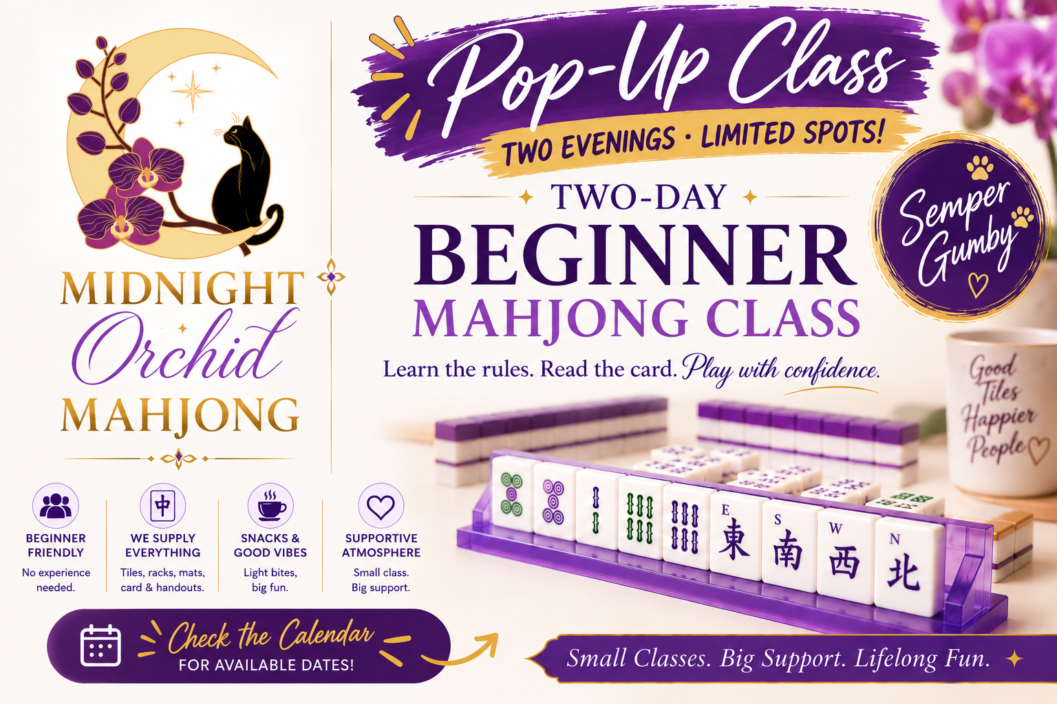 Two Day – Pop-Up Beginner Mahjong