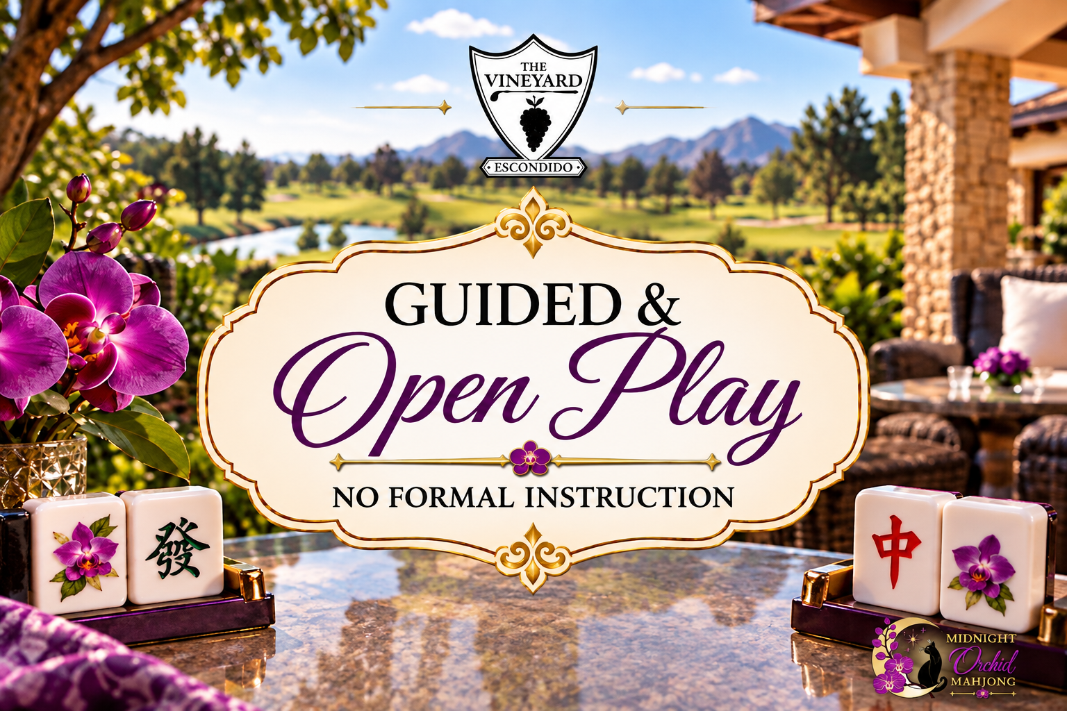 Guided &amp; Open Play @ The Vineyard
