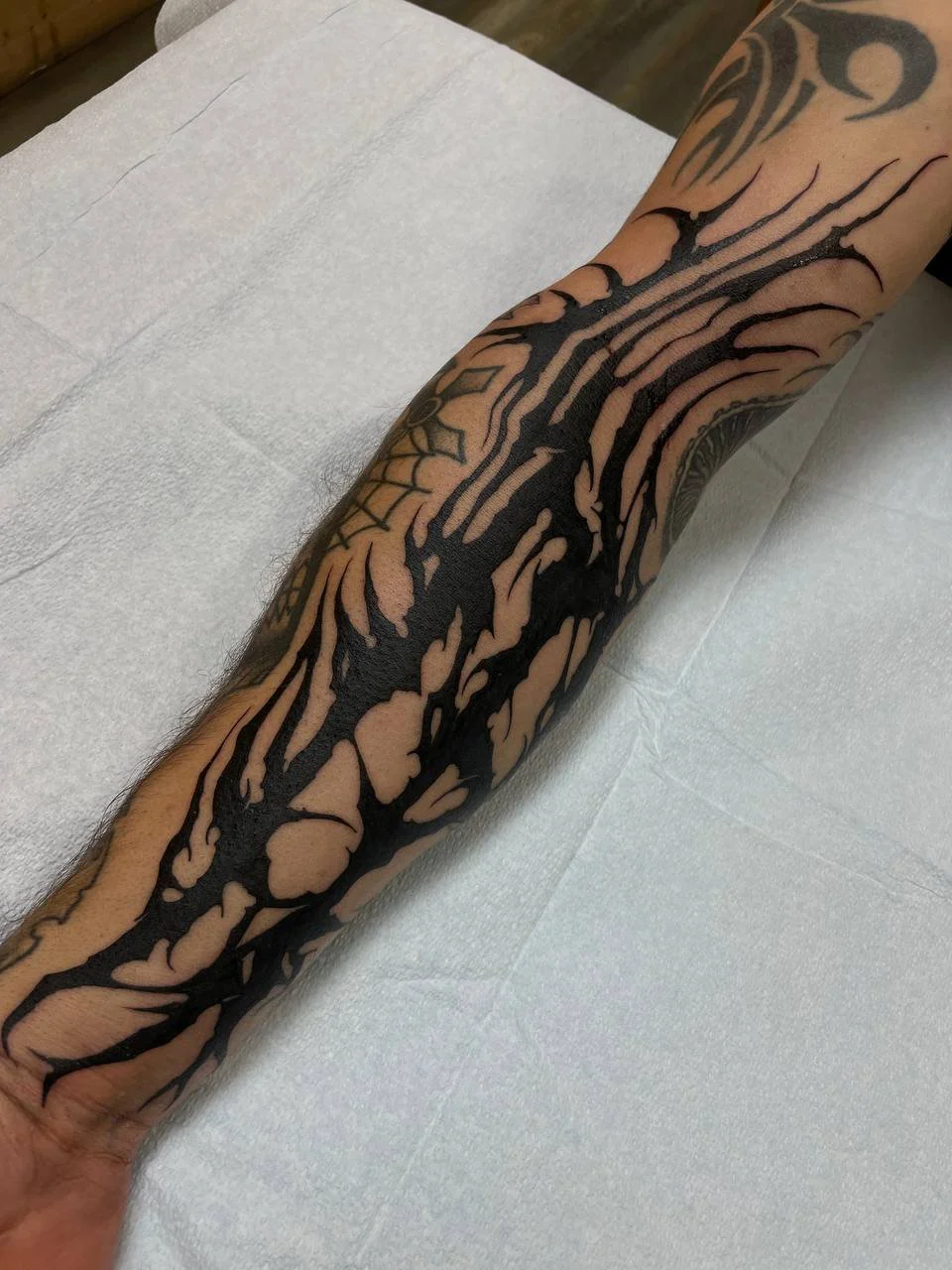 Blackwork Tattoo Sleeve