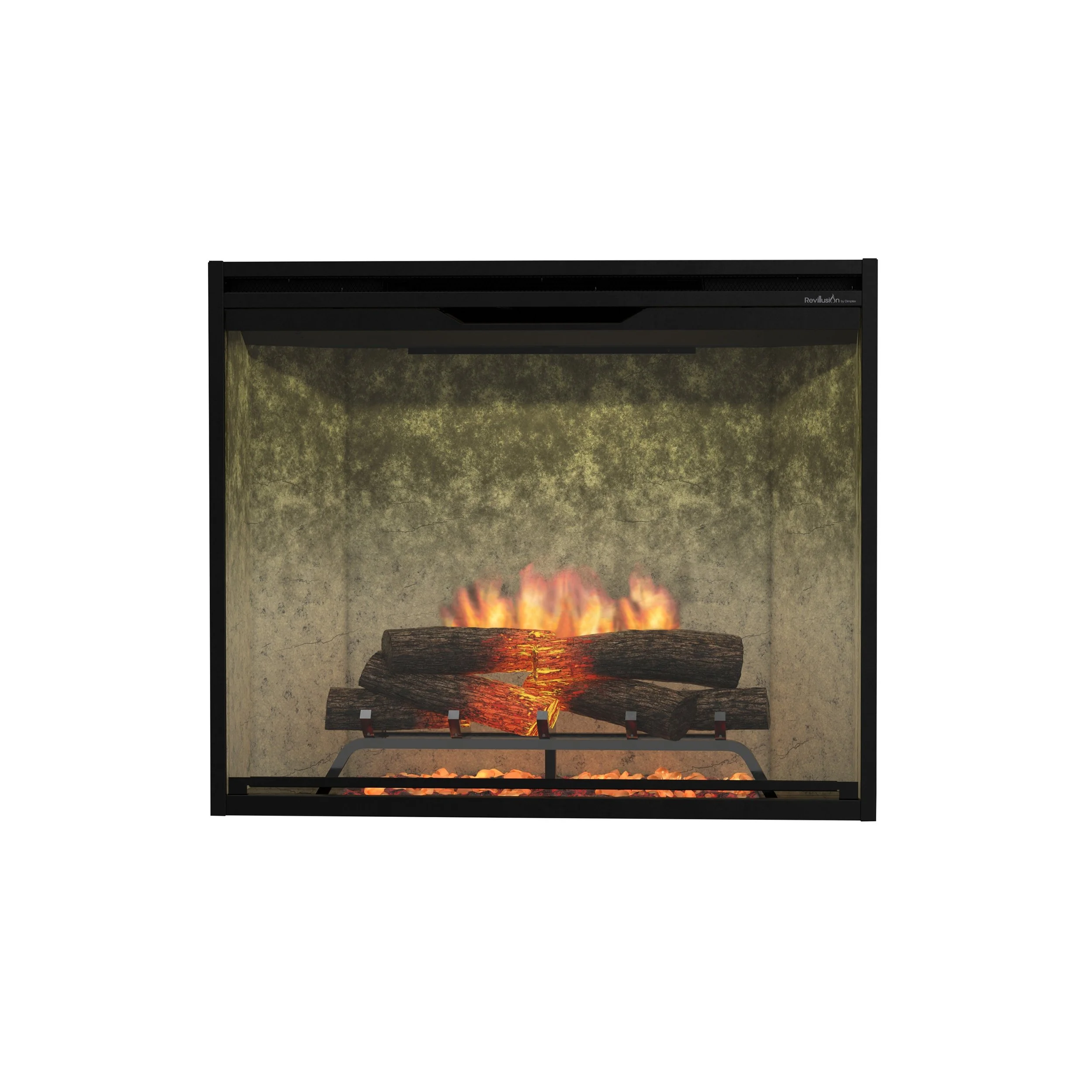 Dimplex Revillusion 36" Portrait Built-In Electric Firebox - Weathered Concrete