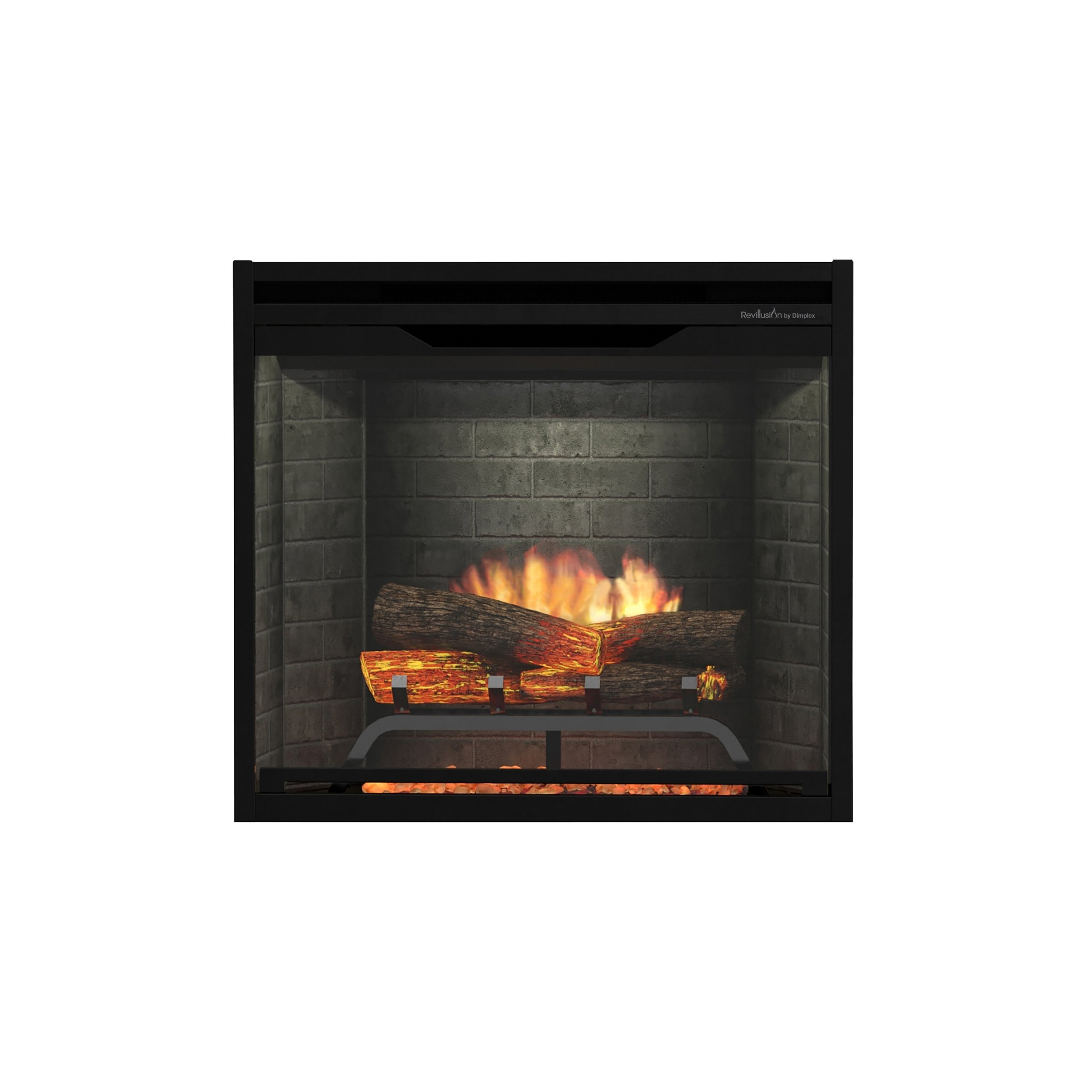 Dimplex Revillusion 24" Built-In Electric Firebox - Neutral Brick