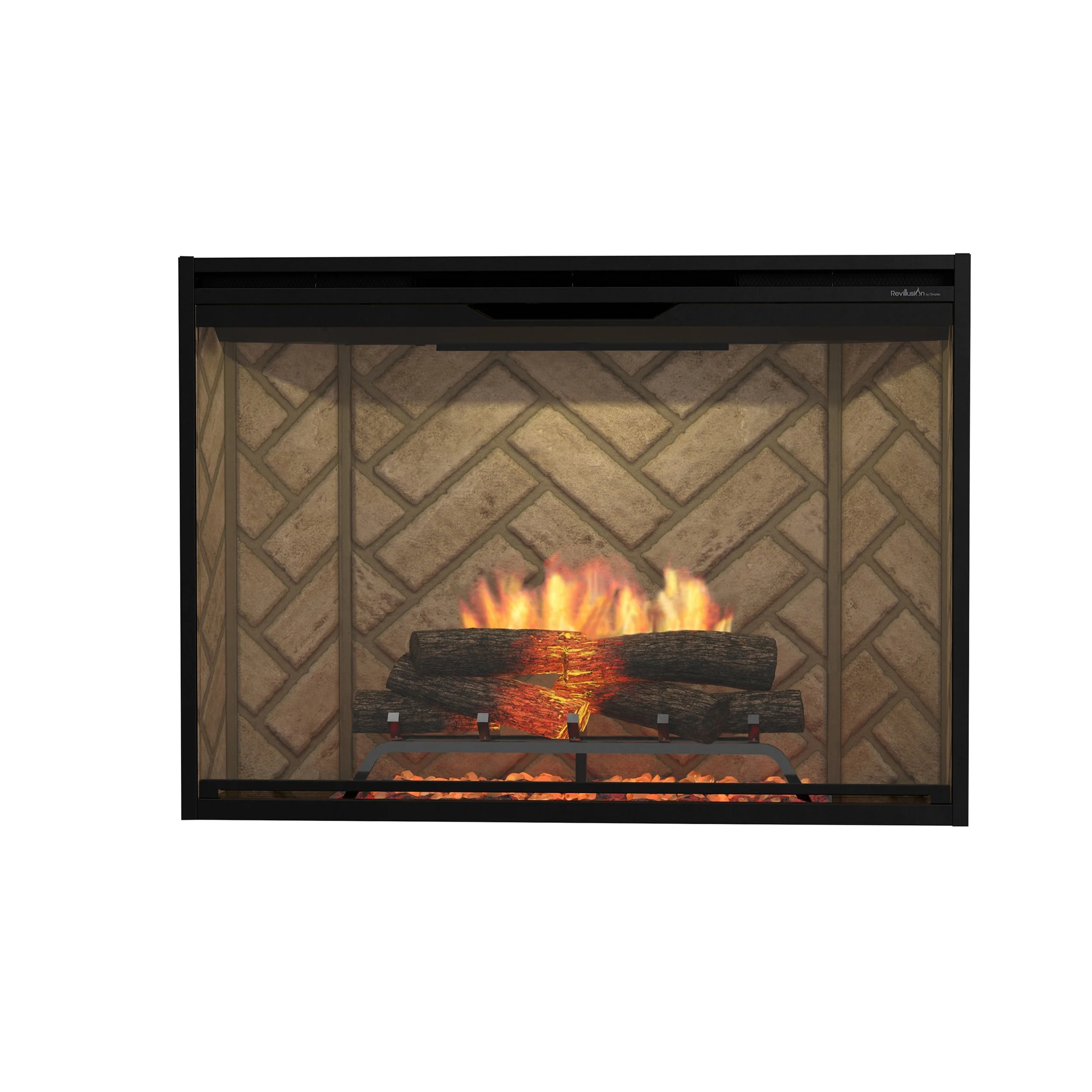 Dimplex Revillusion 42" Built-In Electric Firebox - Herringbone