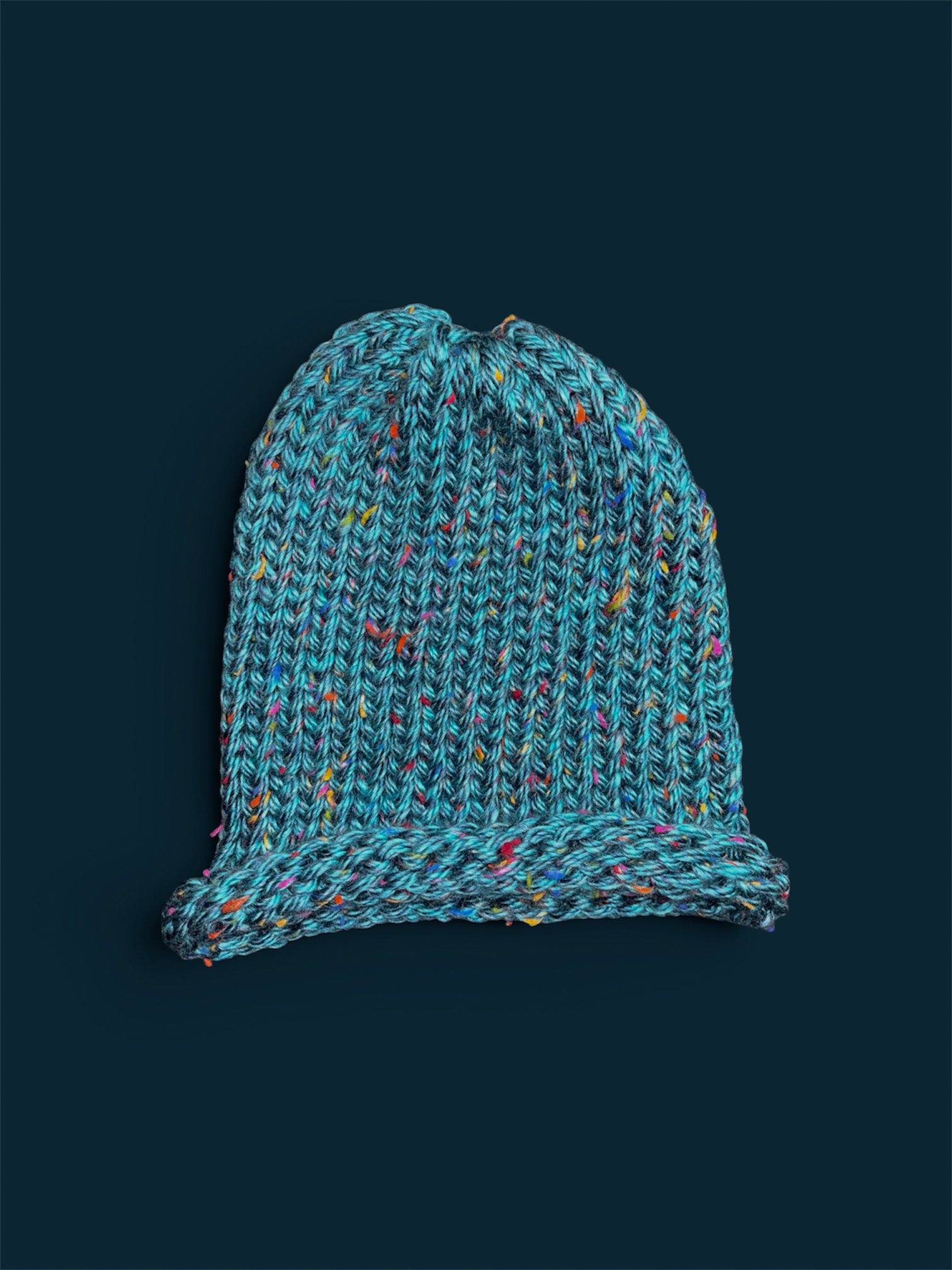Winter Beanie - Funky Blue