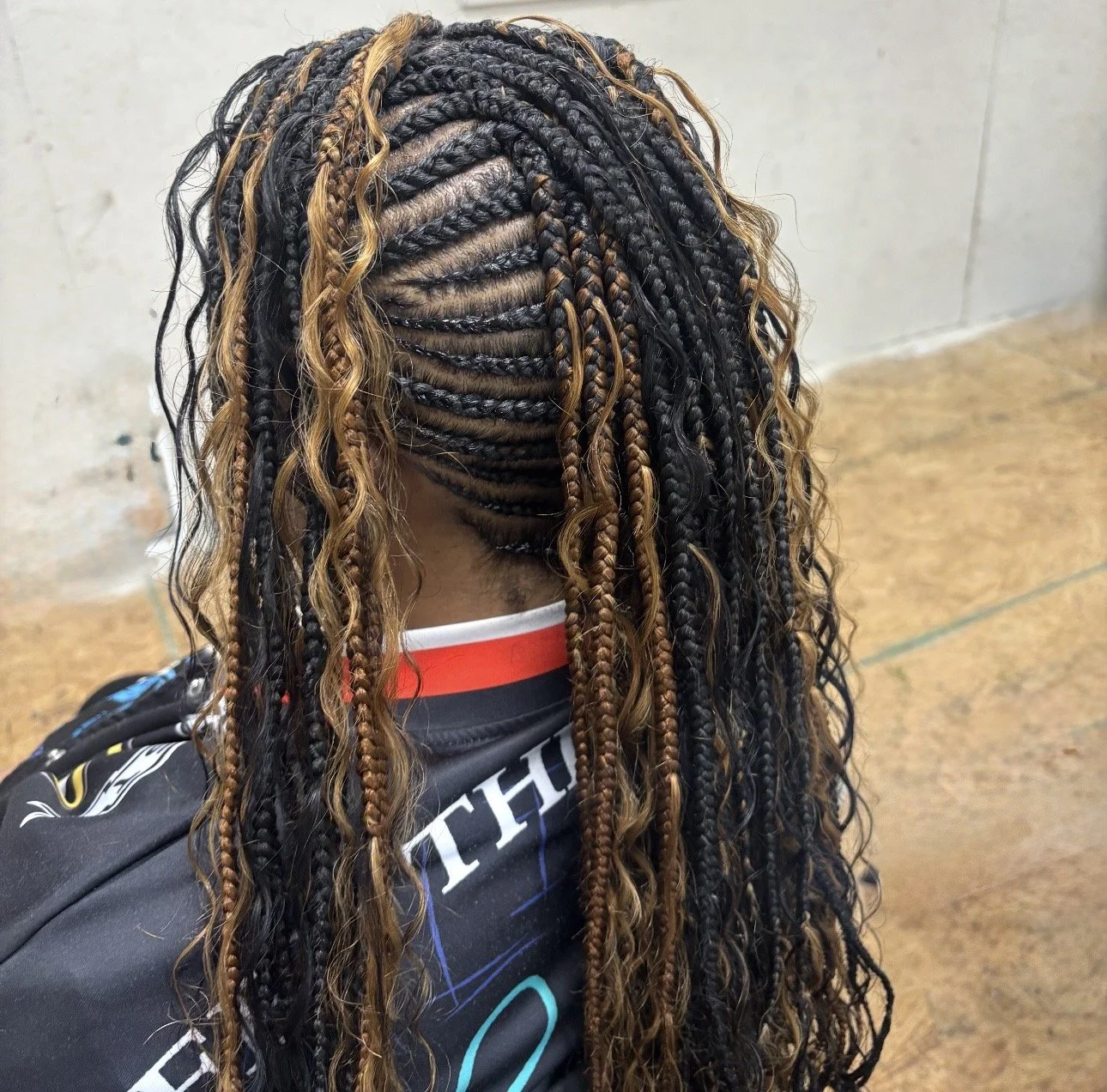 Braided Boho Mohawk