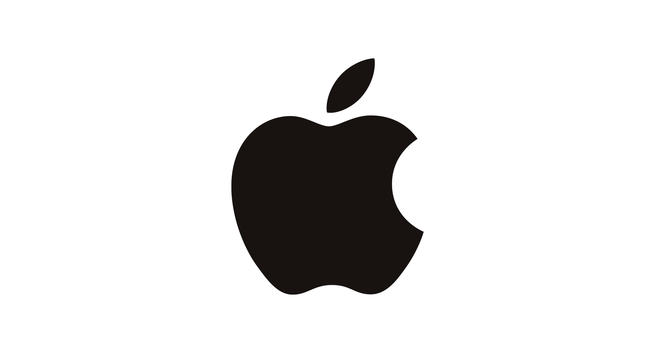 Apple logo.
