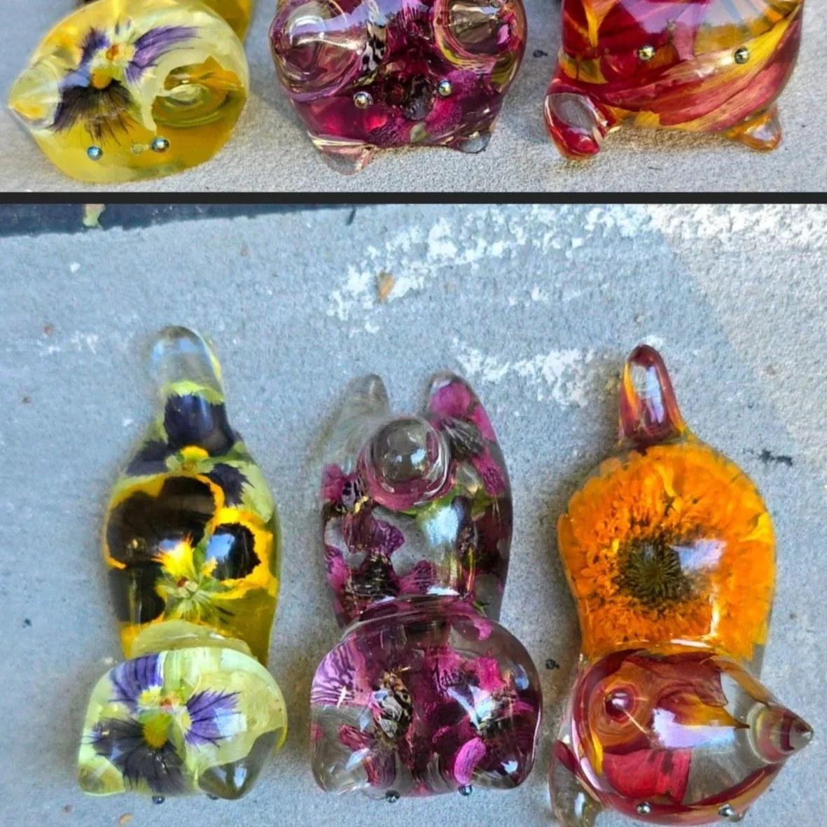 Small Floral Kitties