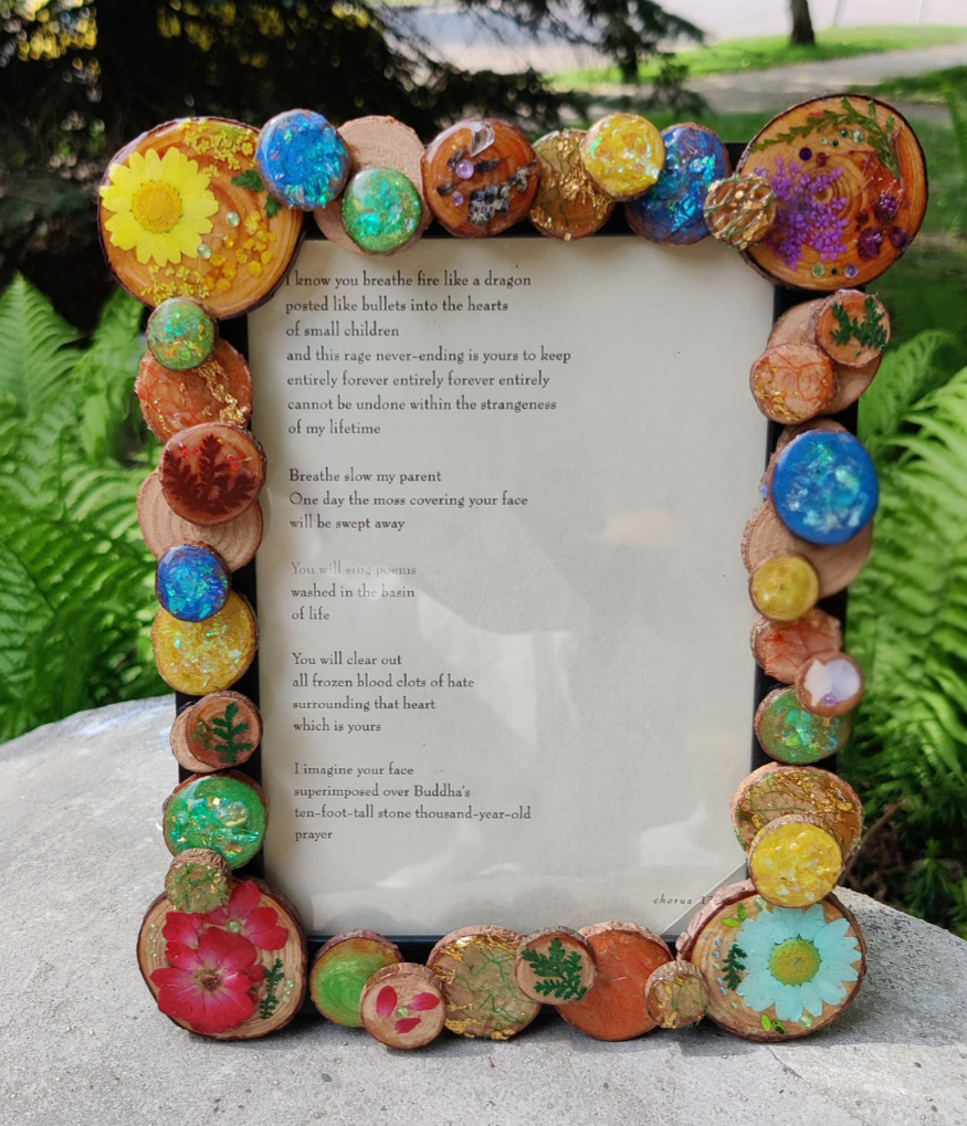 5x7 Floral Photo Frame
