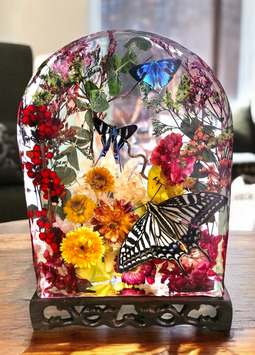 6.5" Wide 9" Tall Butterfly Arch
