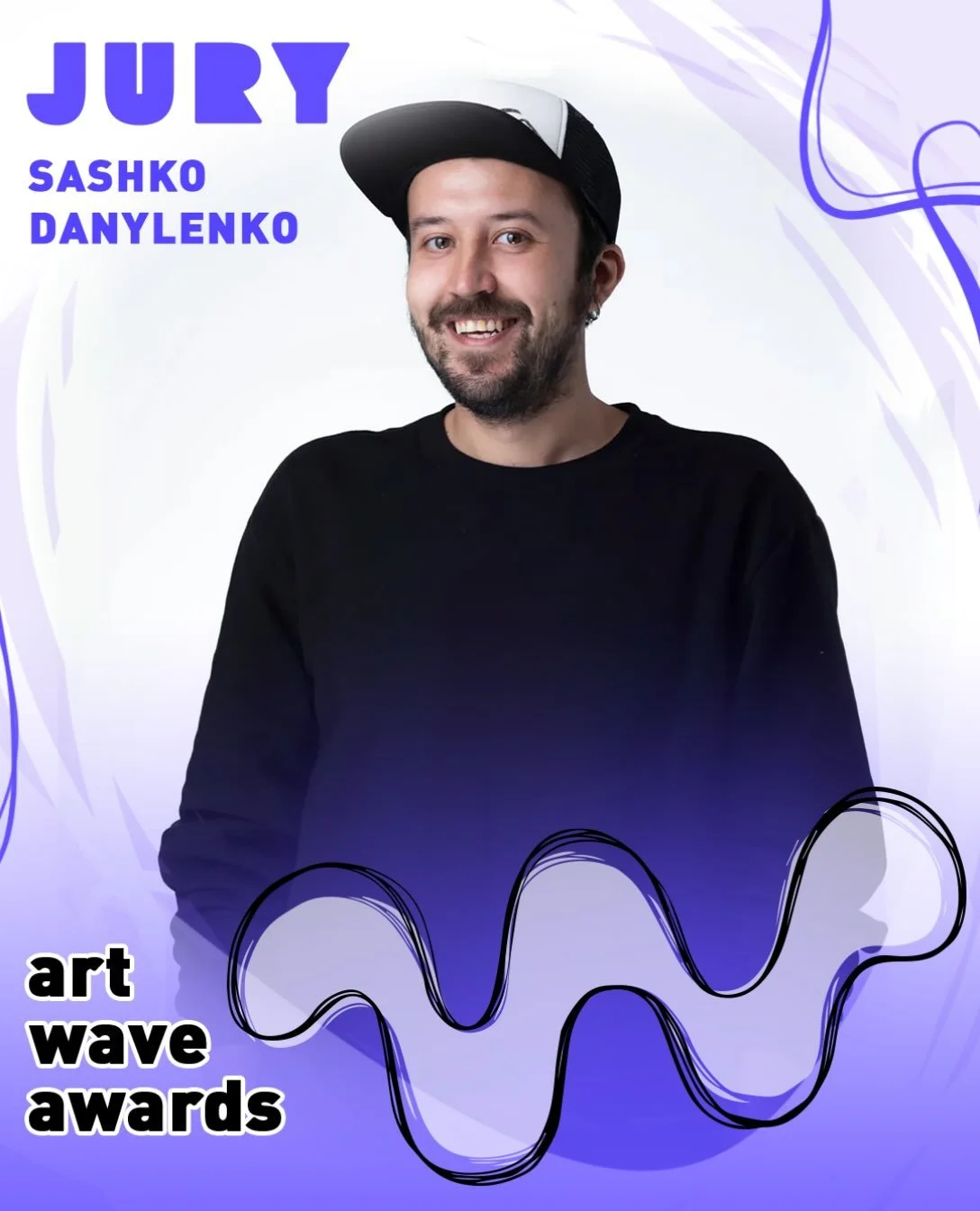 SASHKO DANYLENKO
Jury
Sashko Danylenko is a Ukrainian filmmaker, visual storyteller, illustrator, and multimedia artist. He directed many animated music videos, including those for DakhaBrakha, TNMK, Kwoon, Kalush, Alyona Alyona and others. Sashko co