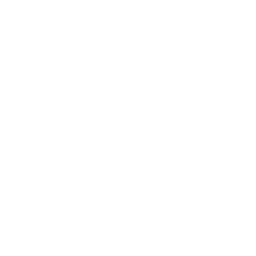 Line drawing of a garage with a car inside and a closed garage door