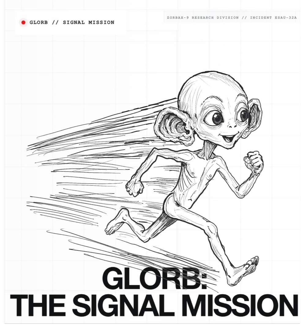 Glorb Signal Mission digital learning experience
