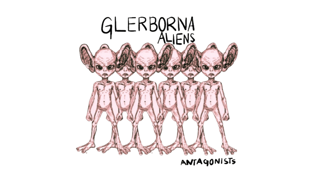 Group of Glerborna alien characters from Glorb’s world.