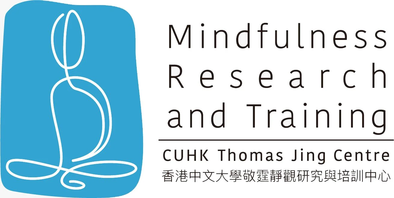 Logo for Mindfulness Research and Training, CUHK Thomas Jing Centre, with text in Chinese.