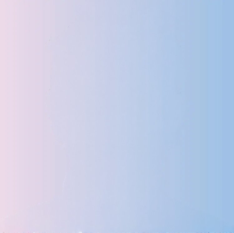 Gradient background blending light pink, purple, and light blue colors.