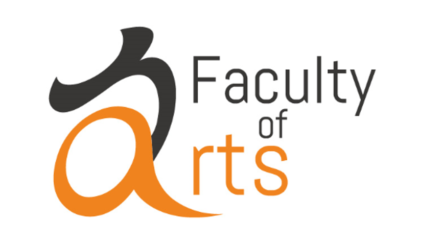 Logo of Faculty of Arts featuring a stylized black and orange letter 'a' with the text 'Faculty of Arts' next to it.