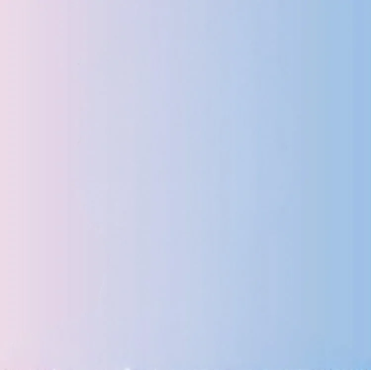 Blurred pastel gradient background with shades of pink, purple, and blue.