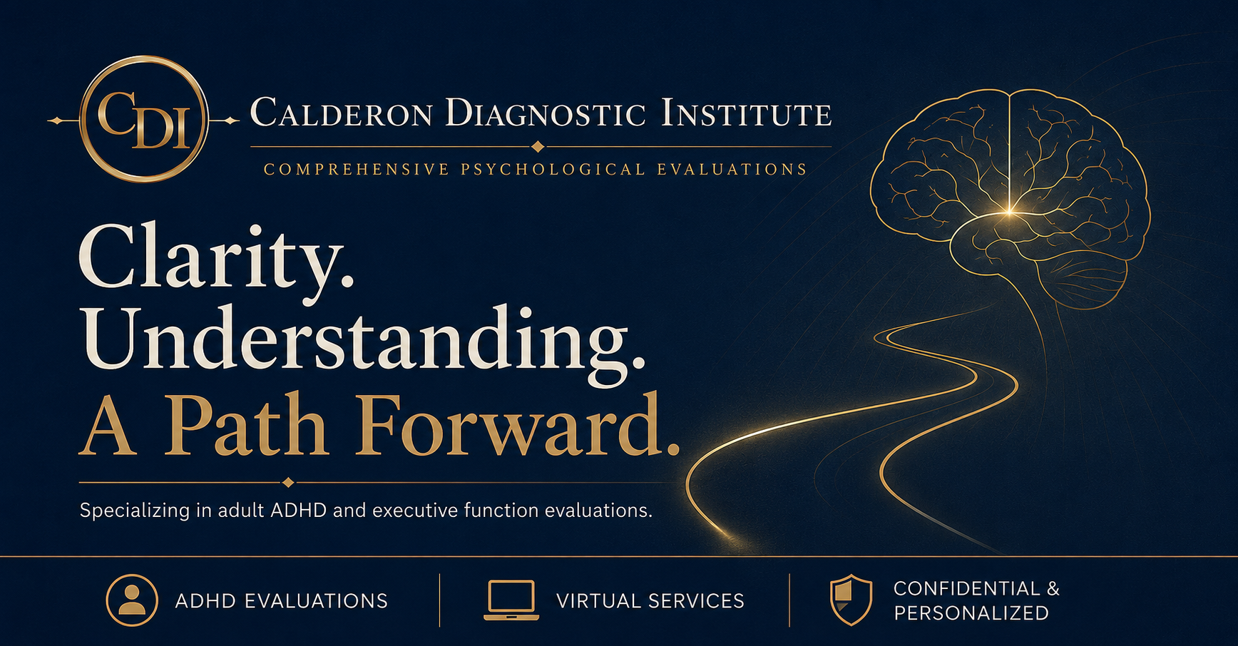 Calderon Diagnostic Institute Path Forward. ADHD and Executive Function evaluations image