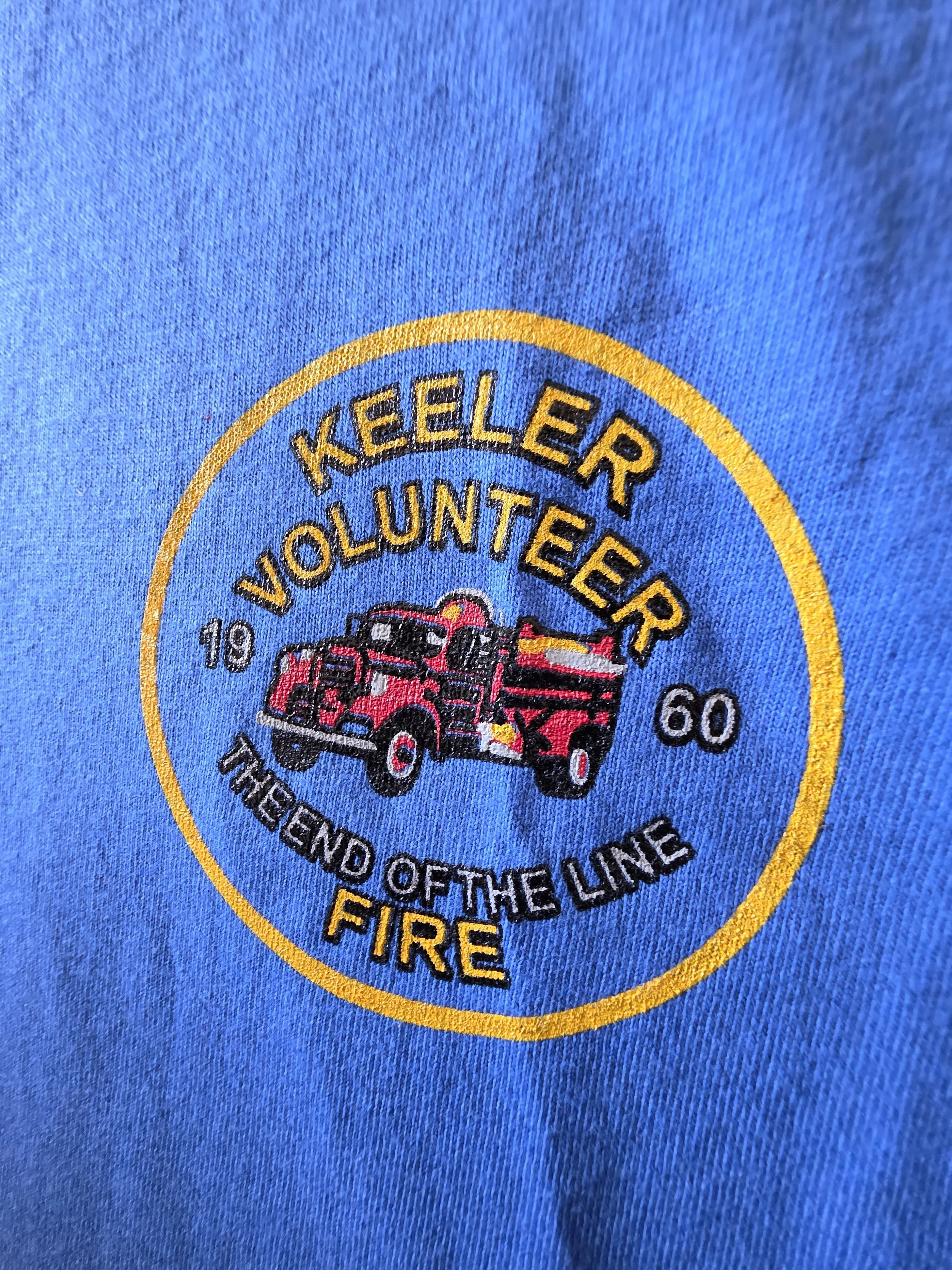 VINTAGE - KCFC T-Shirt Front Logo Blue