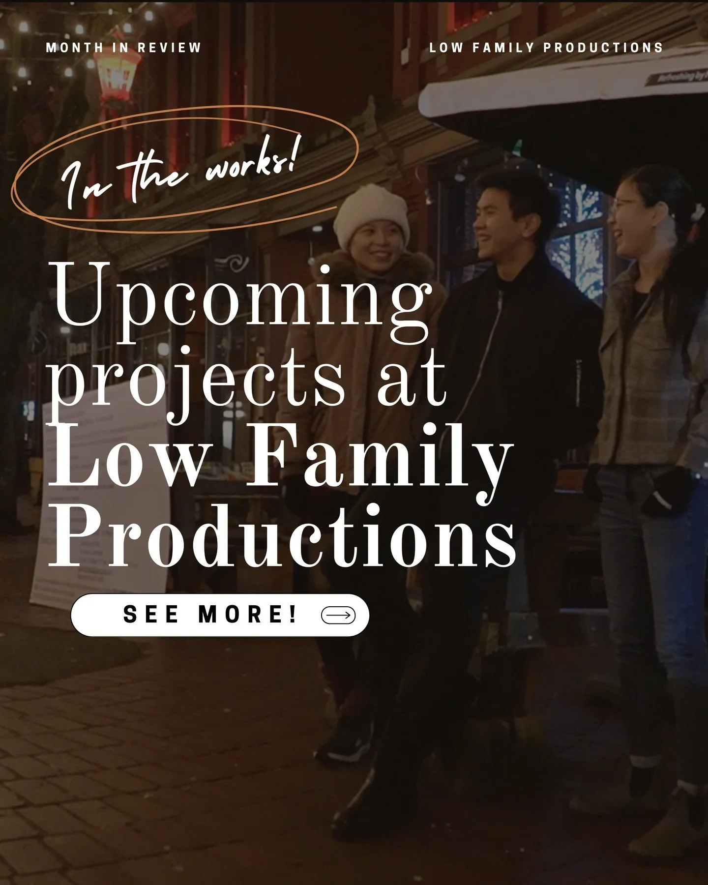 Low Family Productions is a sibling trio of creatives!🎬 We&rsquo;re chasing our dreams while juggling work, school, and all the busy stuff in life that tries to get in the way. We&rsquo;re developing new music, novels, short films, and collaborating
