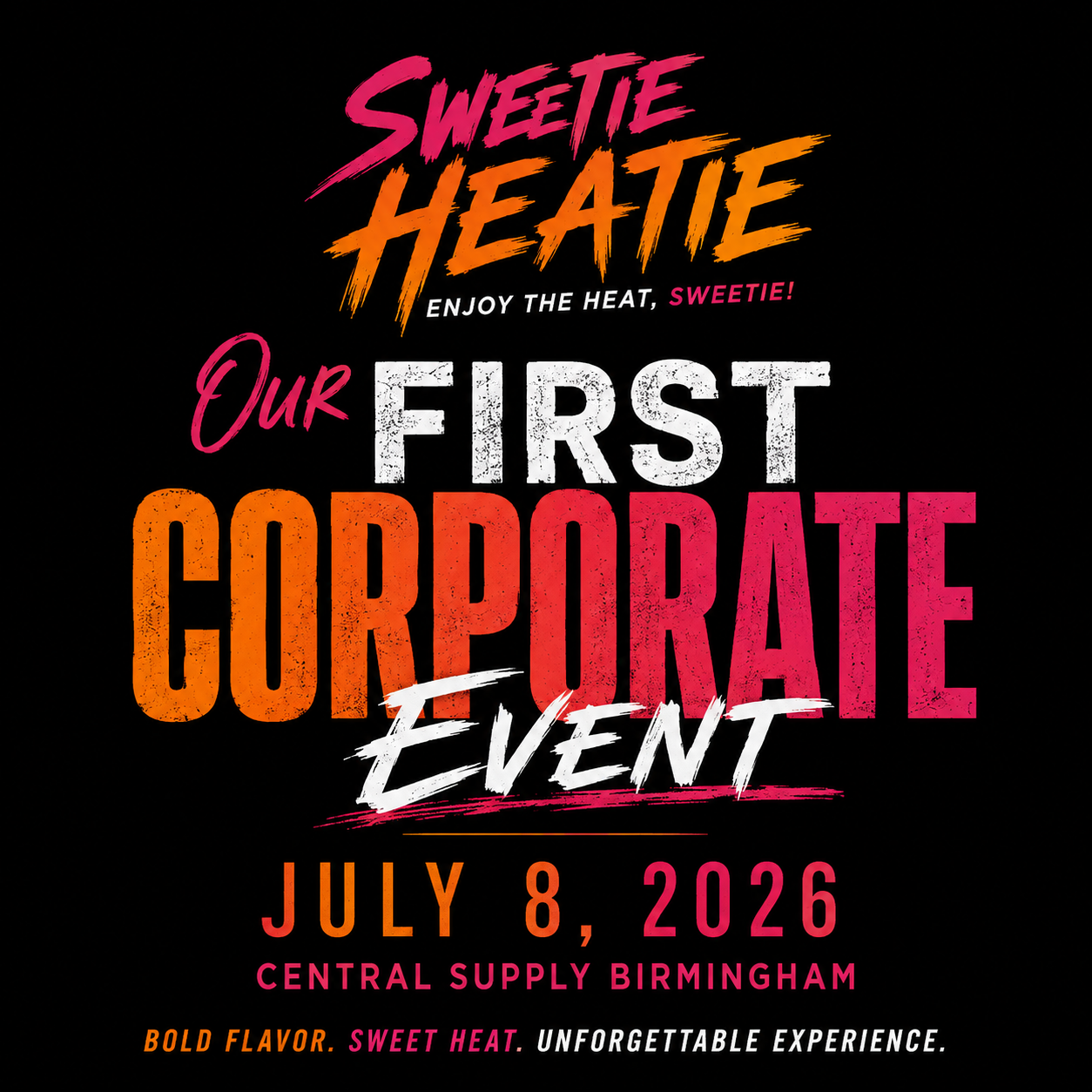 First Corporate Event