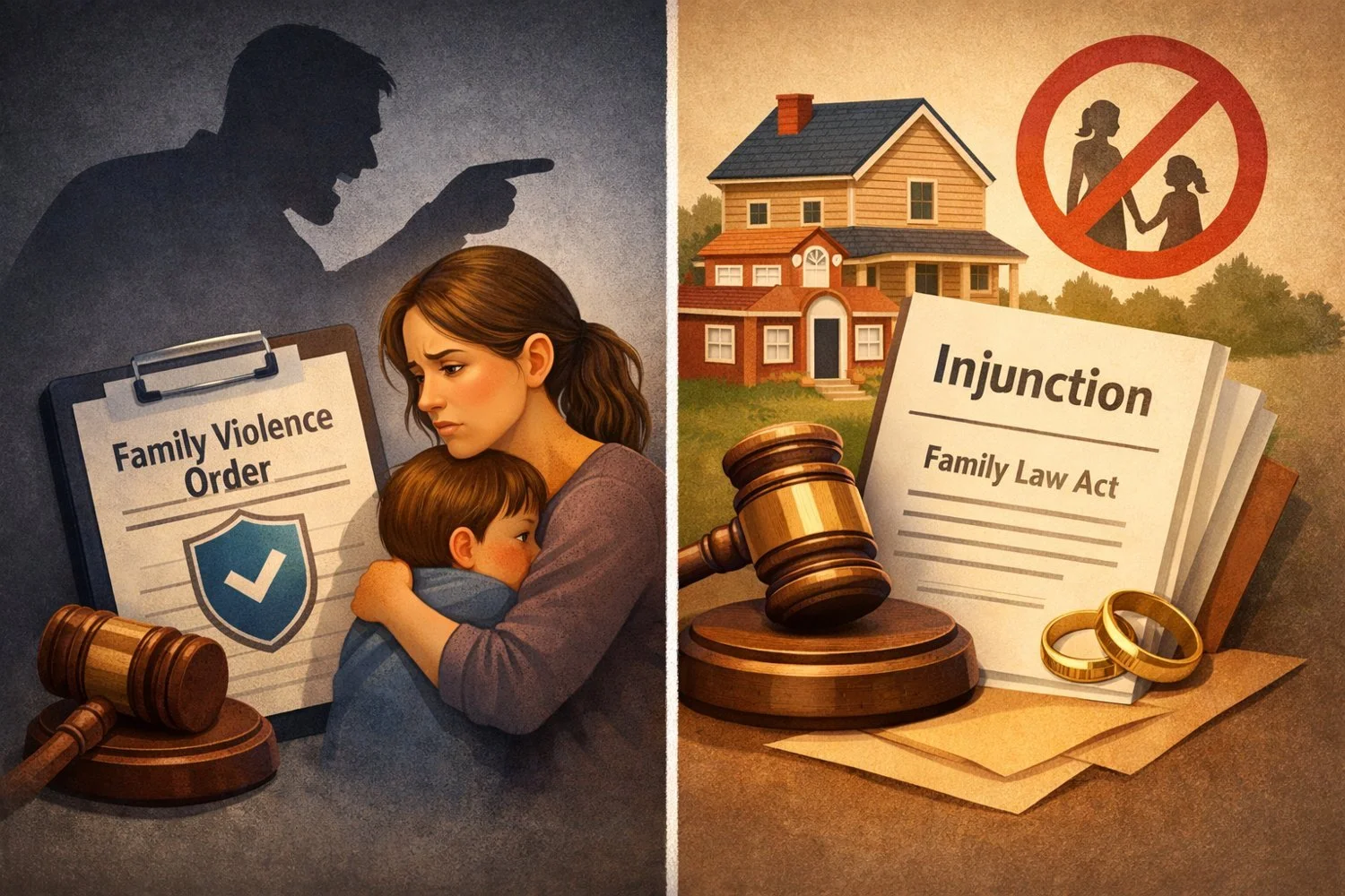 Using the right form of protection: family violence orders or injunctions