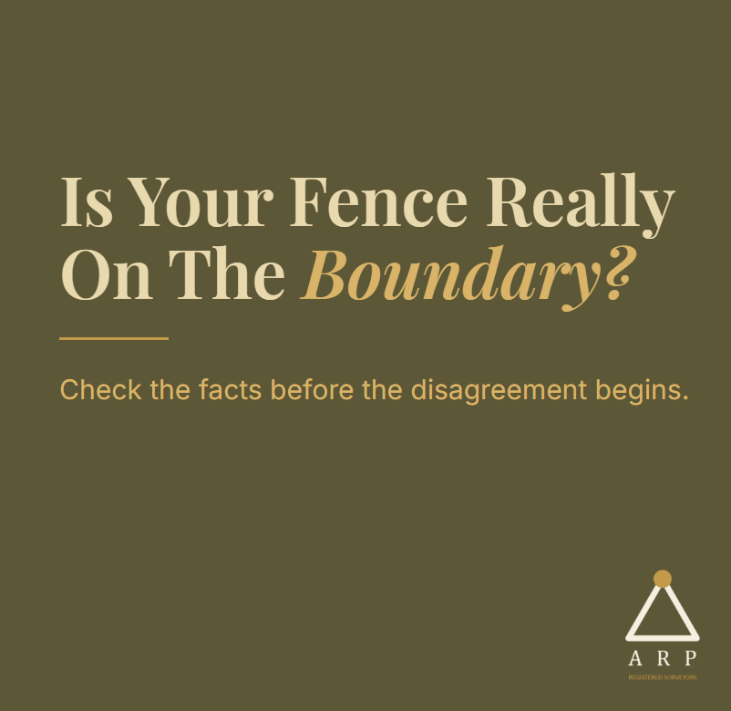 Avoid neighbour disputes and council issues. Get your boundary confirmed, not assumed.