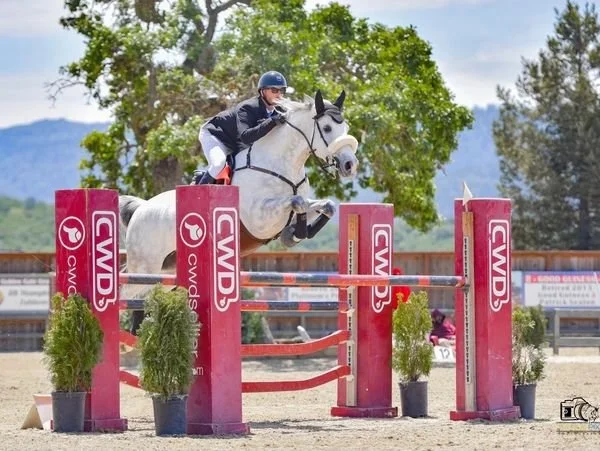 Photos of Seascape Sport Horses riders competing in hunters, jumpers, and equitation on the A-circuit in Gilroy, CA and across NorCal.