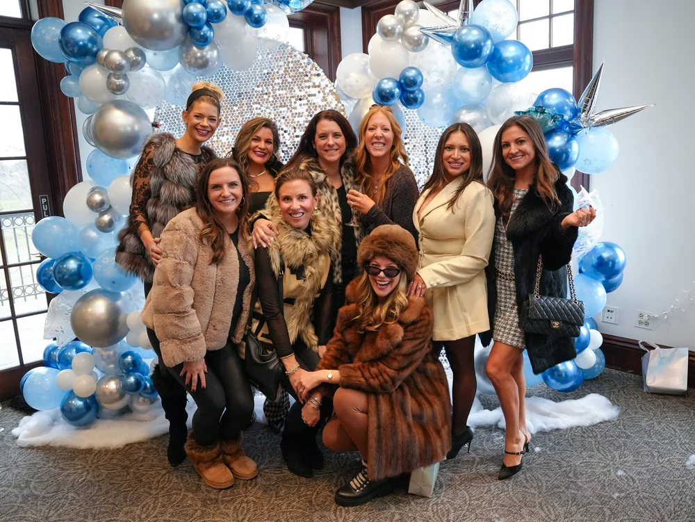 BJWC members celebrating with balloon decorations