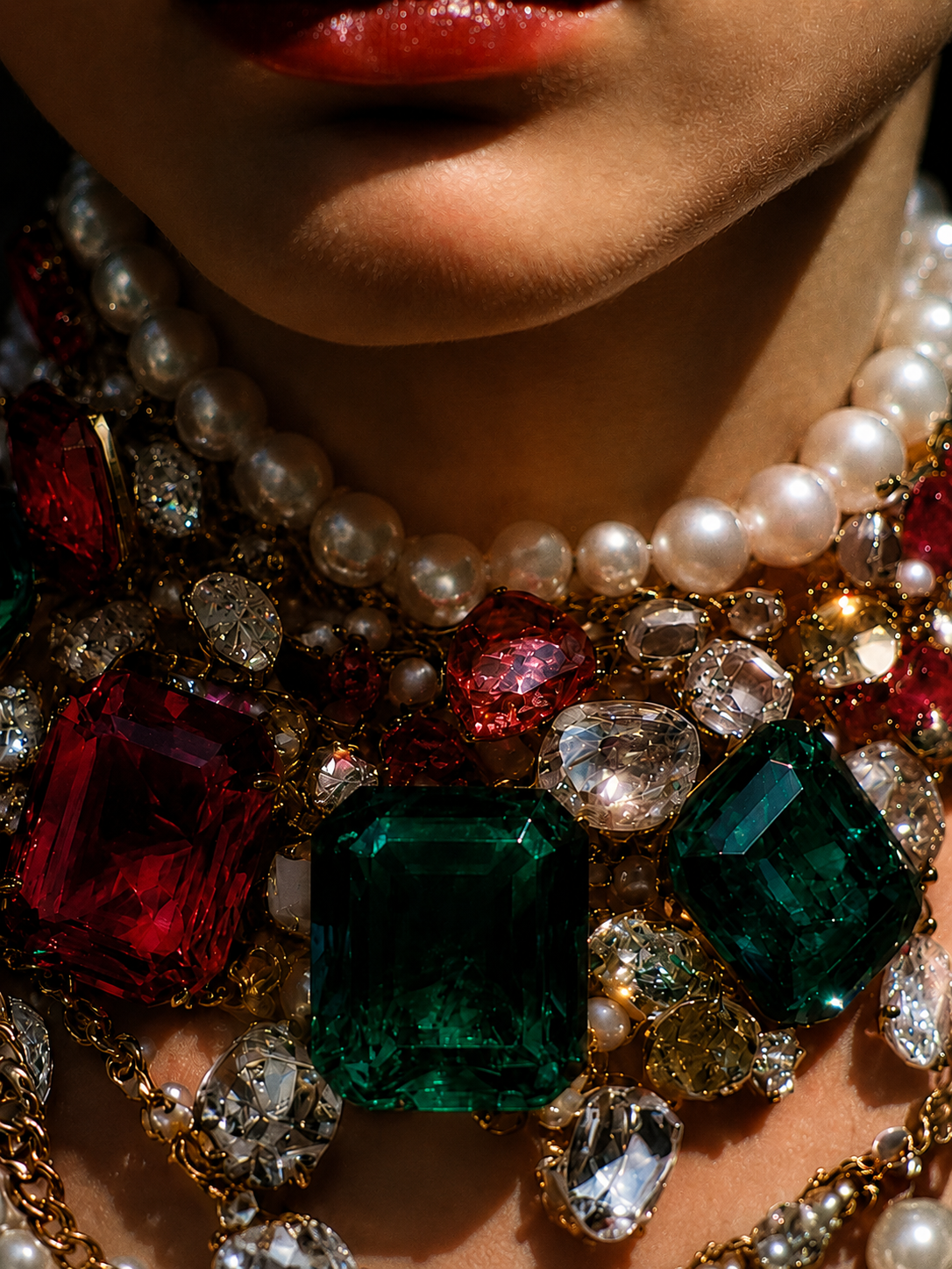Jewel Box fashion show jewelry close-up