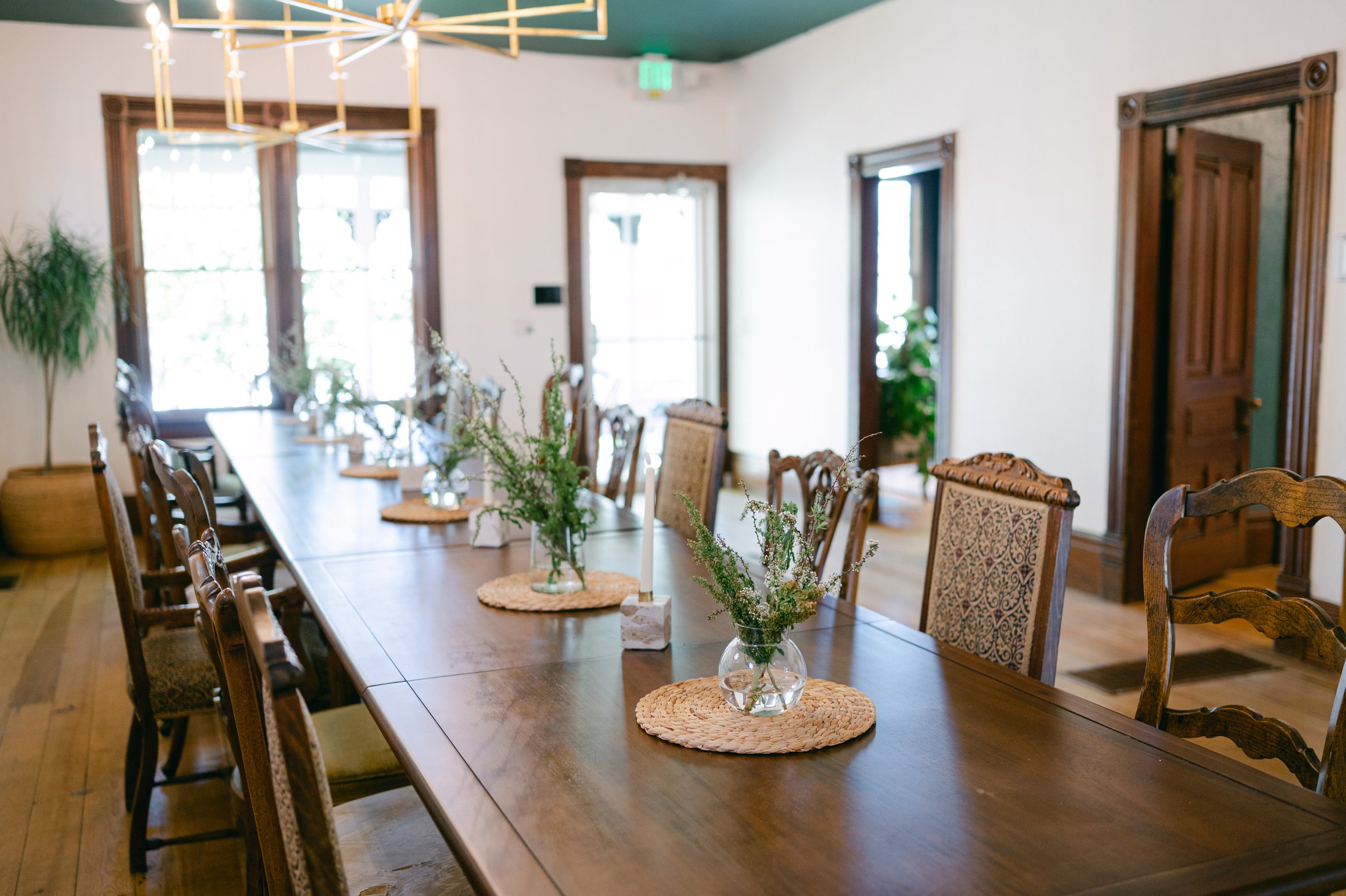 The dining space at Flow's, a boutique venue in Reno.