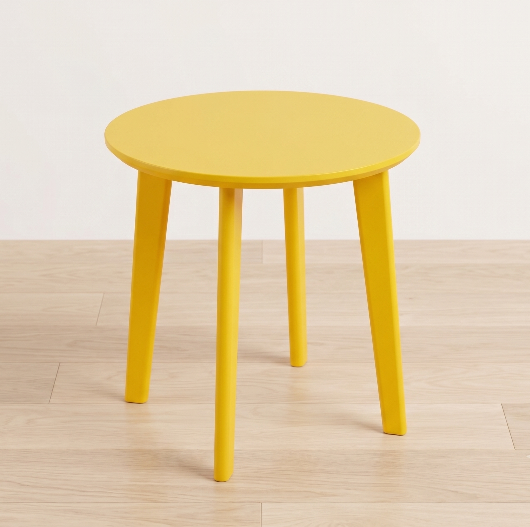 Pop Side Table - Yellow Lacquer