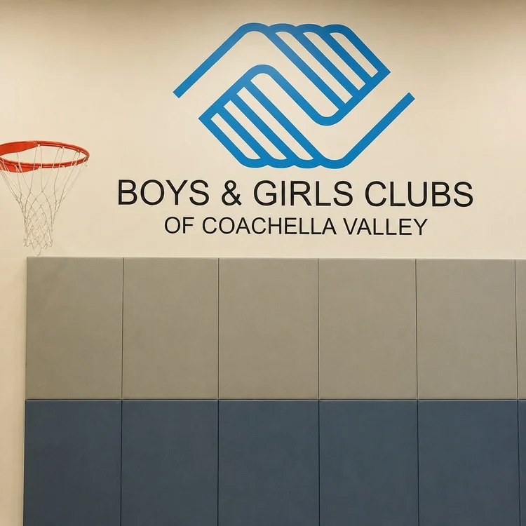 Boys & Girls Clubs of Coachella Valley – Logo Wall Mural by SoCal Murals, Southern California