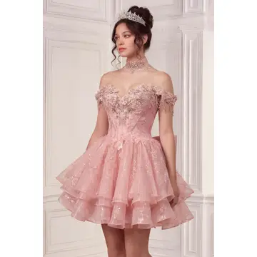 2-in-1 Quinceañera Ball Gown & Mini Dress
Style: GV15742
LT Blue
Size: XS-3XL